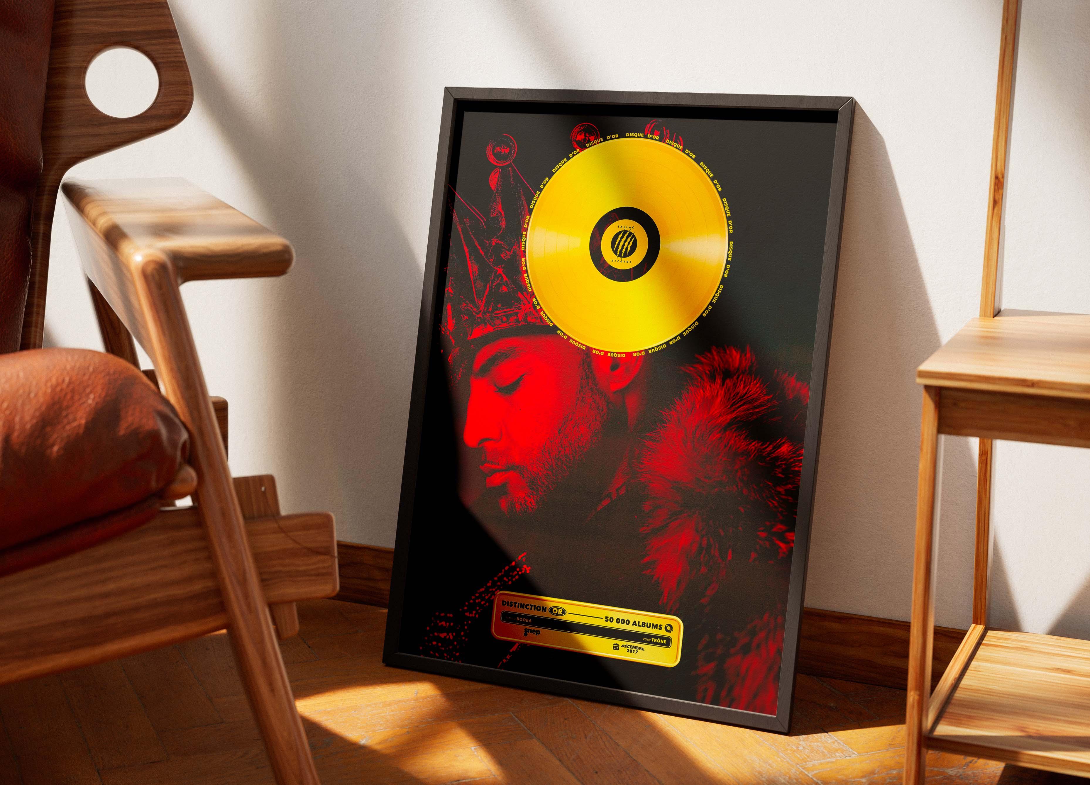 Disque D'or Trône Booba - Backyard