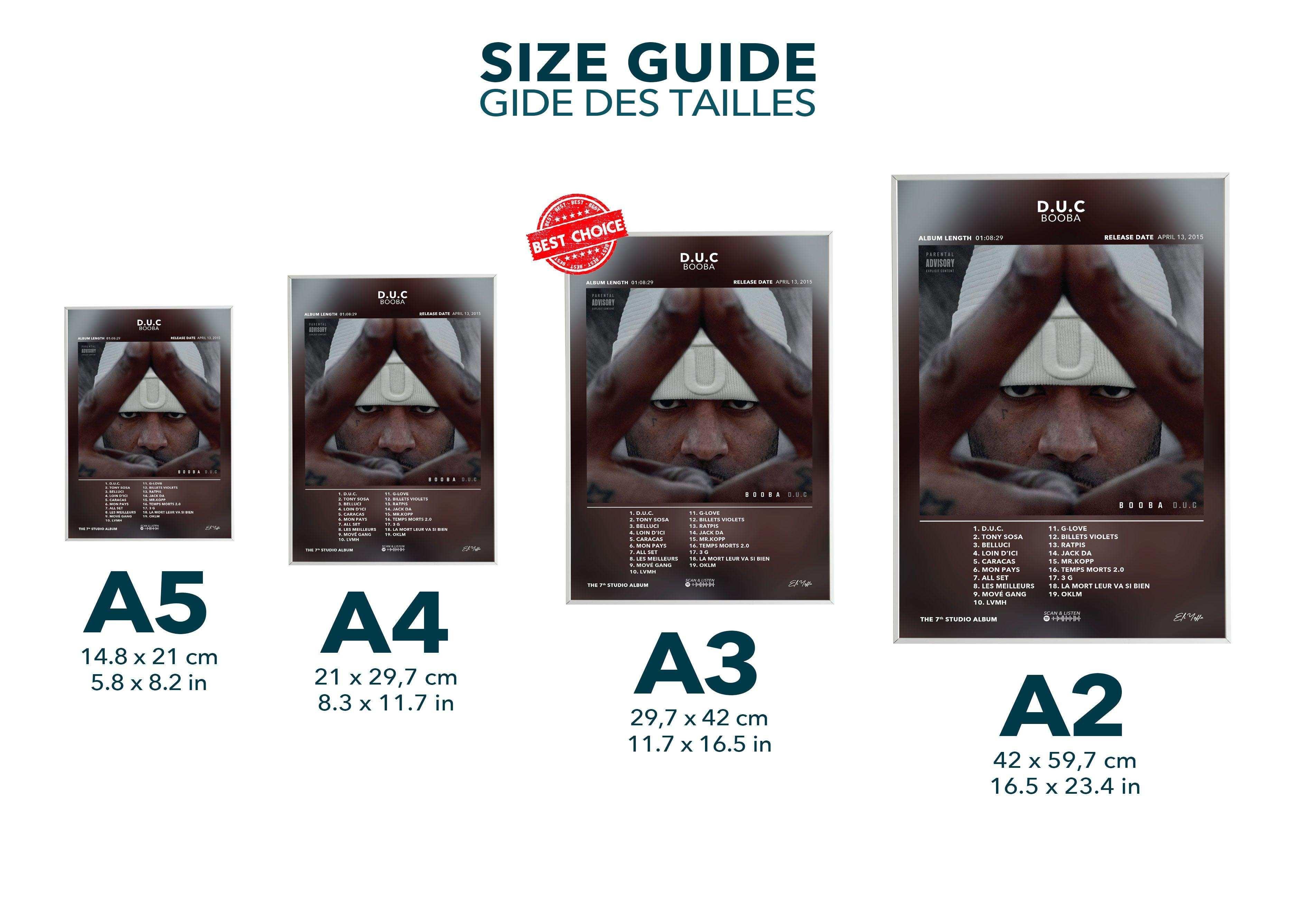 Poster D.U.C Booba - Backyard