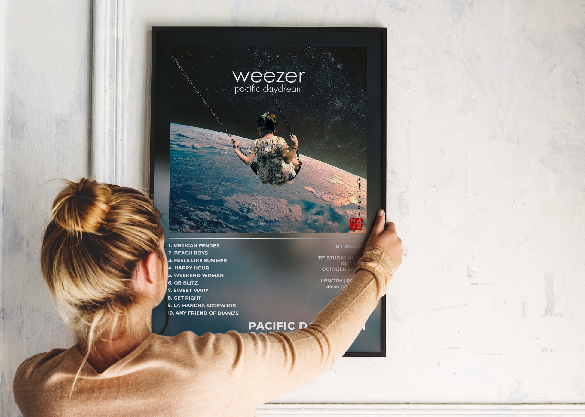 Pacific Daydream Weezer Poster Backyard