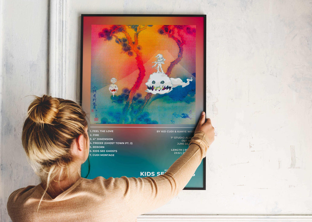 Kids See Ghosts Kid Cudi & Kanye West Poster - Backyard