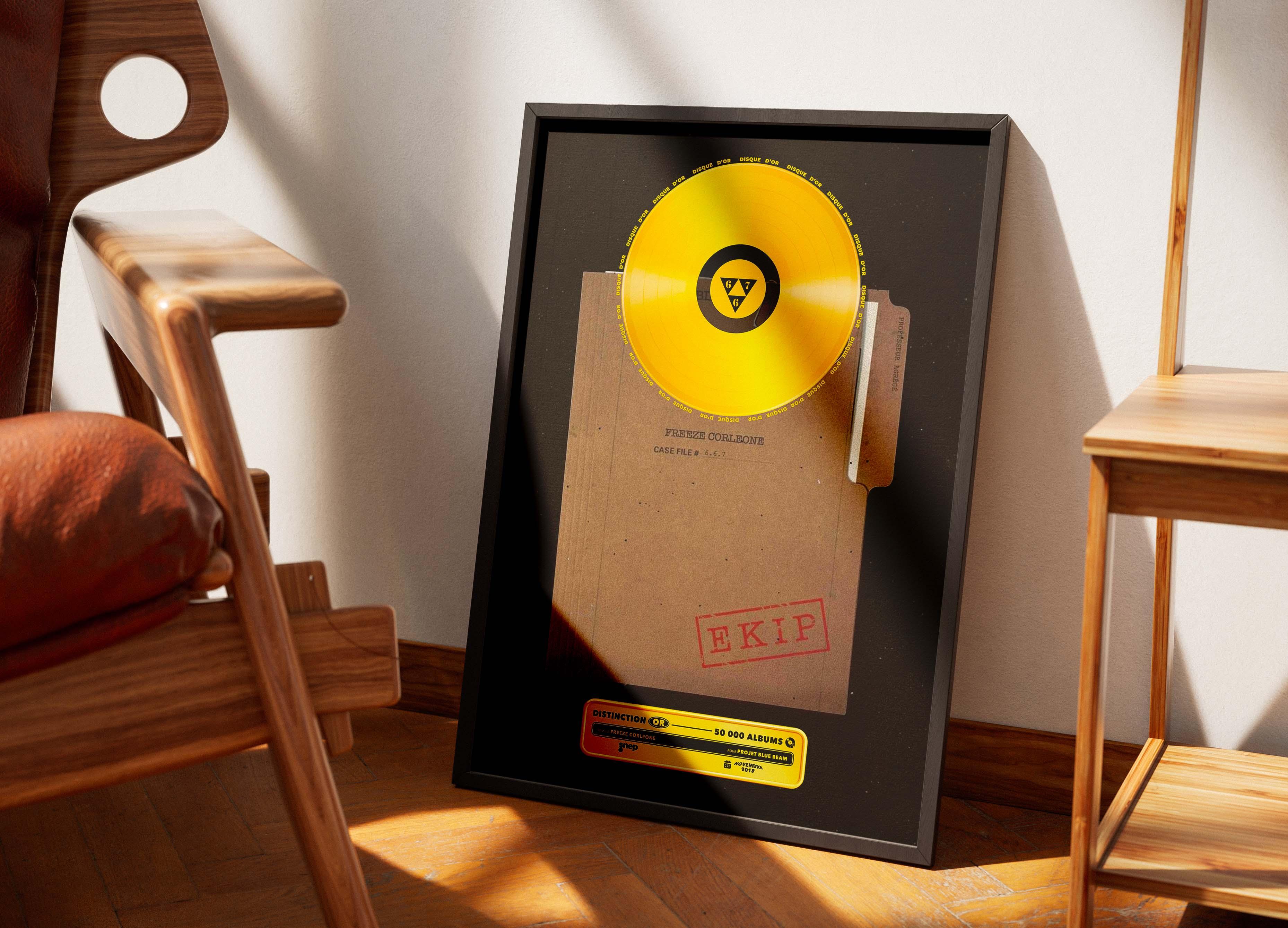 Disque D'Or Projet Blue Beam Freeze Corleone - Backyard