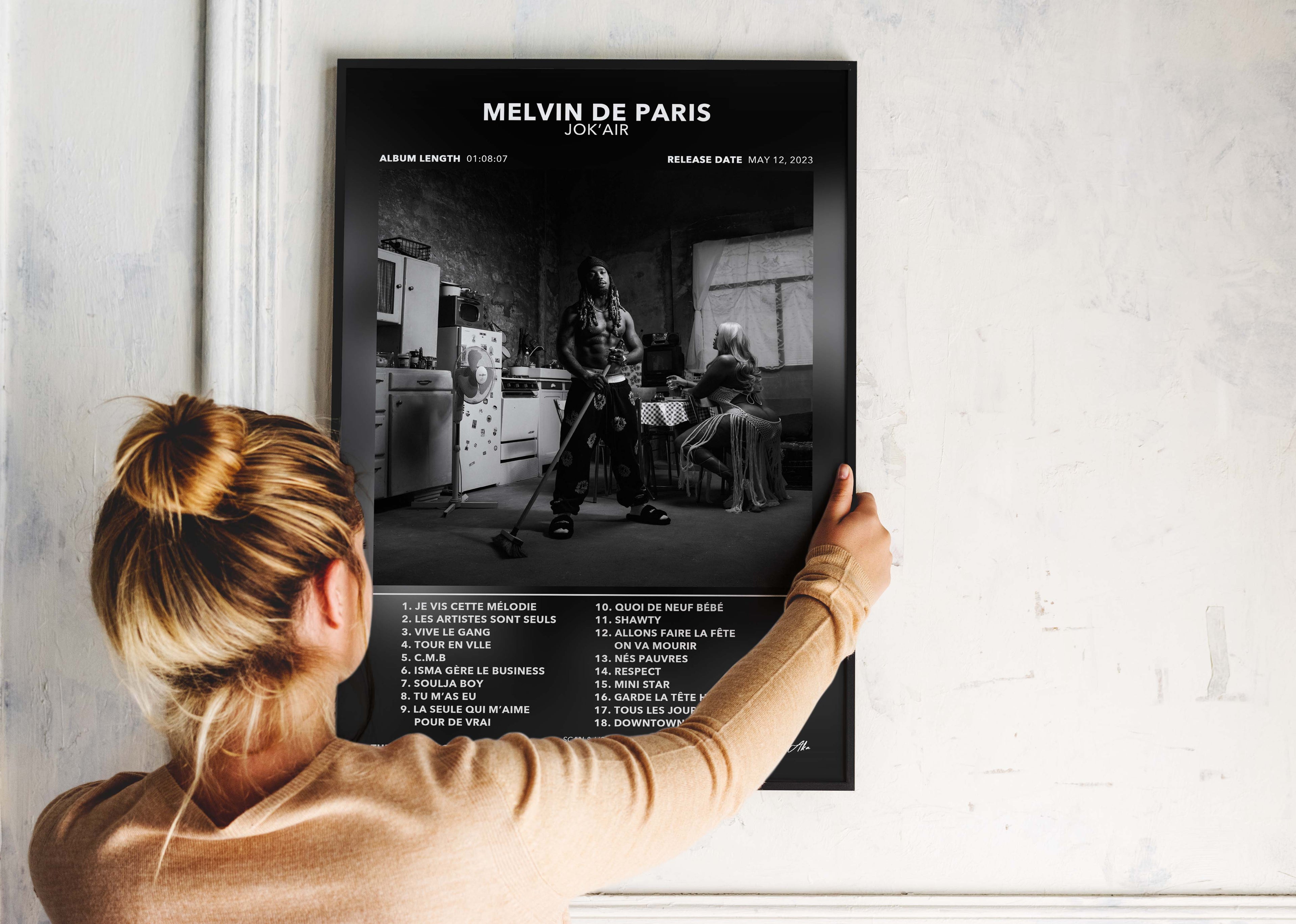 Poster Melvin De Paris Jokair