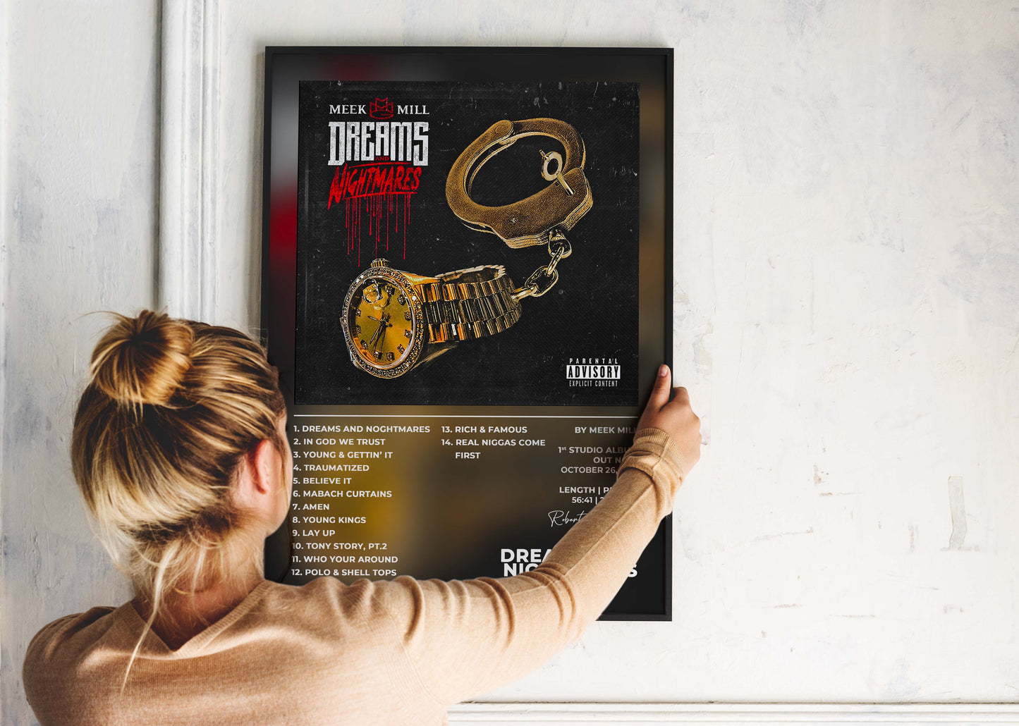 Dreams & Nightmares Meek Mill Poster Backyard