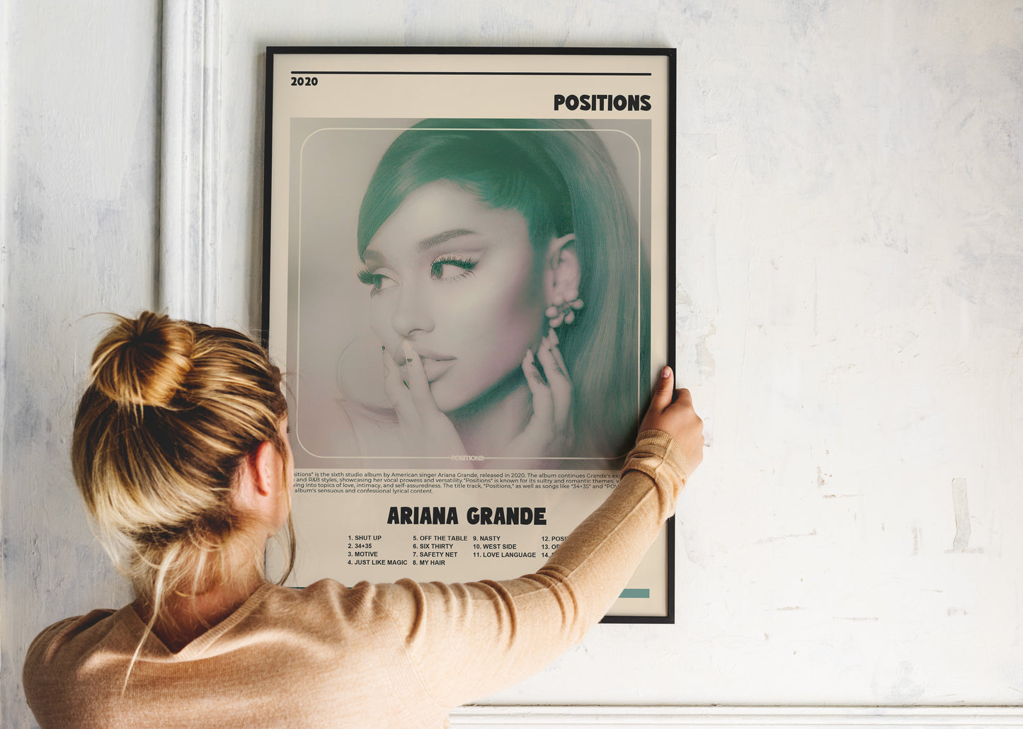 Positions Ariana Grande Poster Backyard