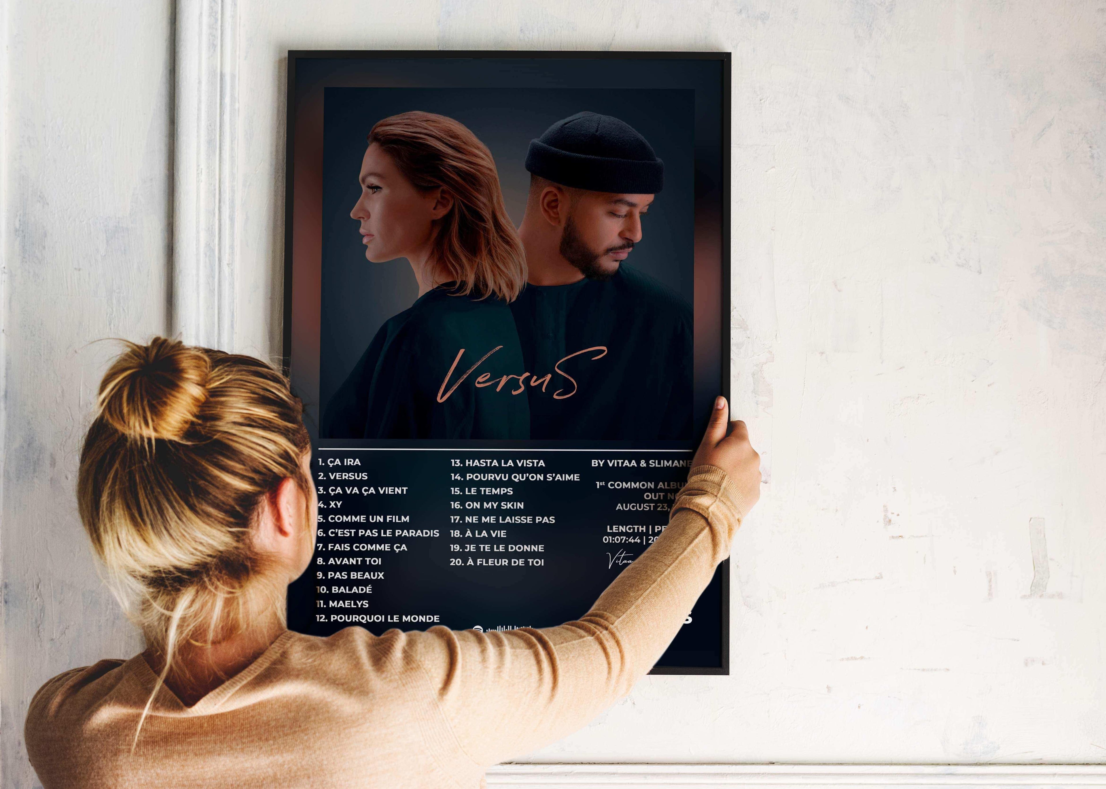 Versus Vitaa & Slimane Poster - Backyard