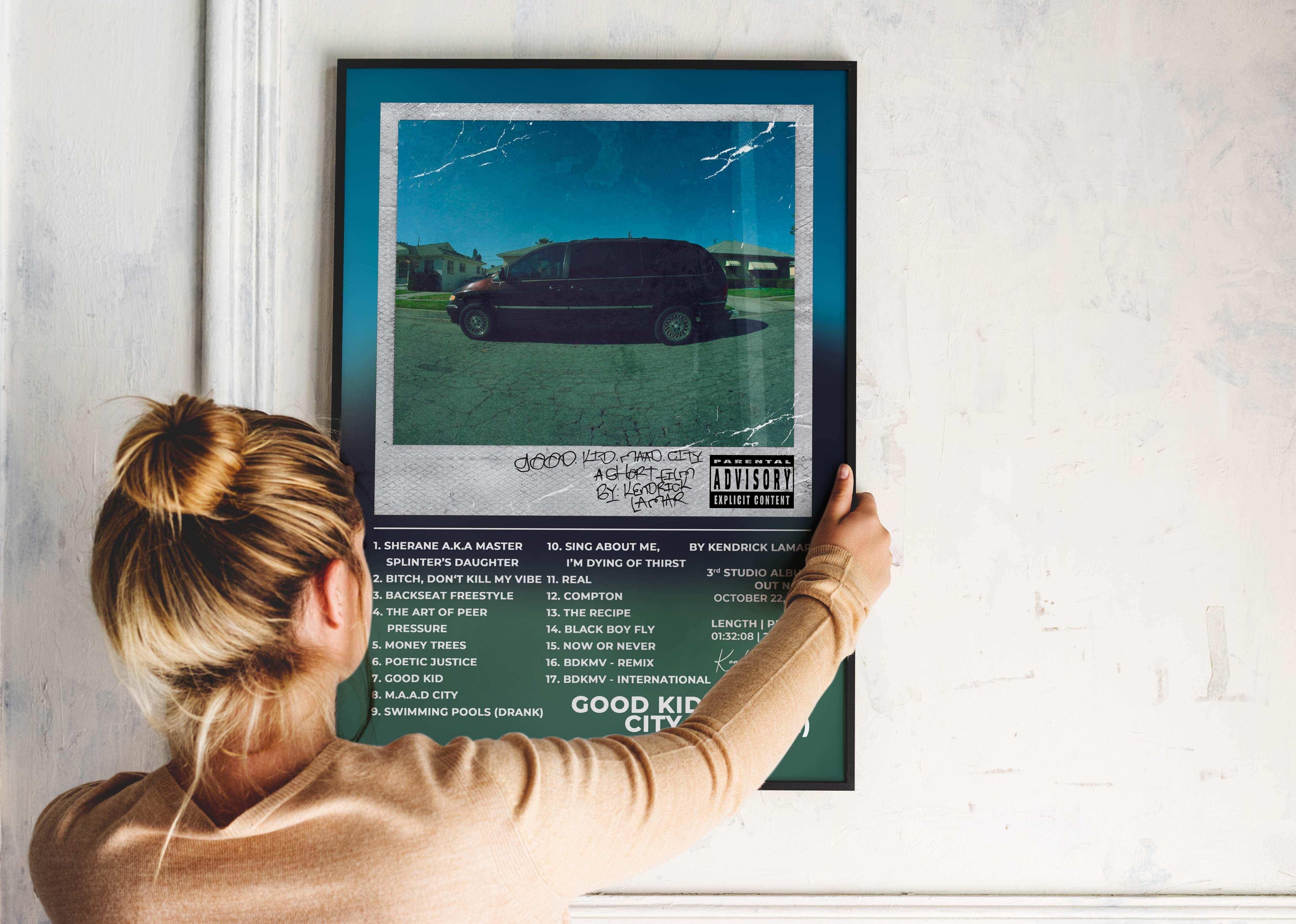 Good Kid M.A.A.D City Kendrick Lamar Poster - Backyard