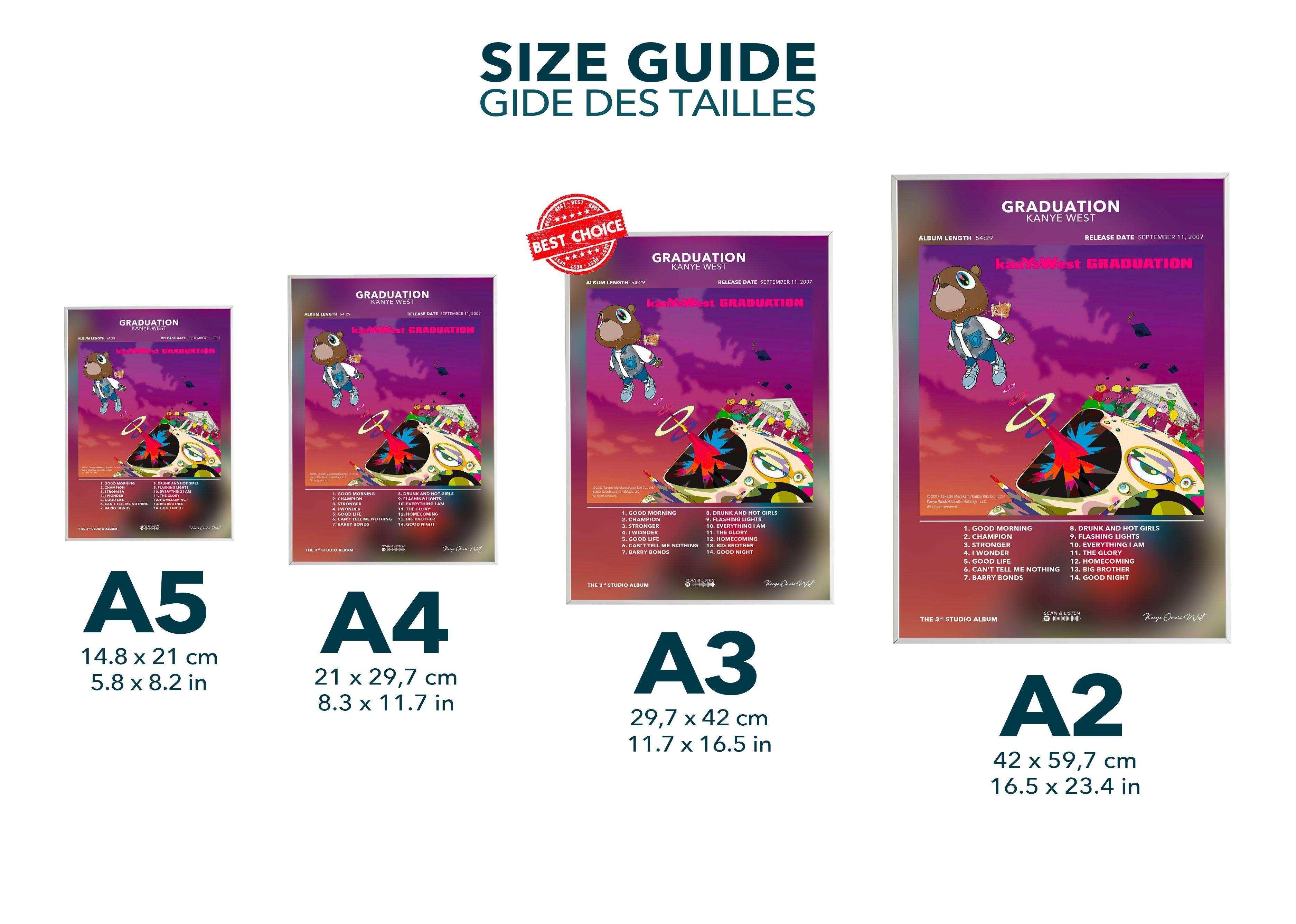 Poster Graduation Kanye West - Backyard