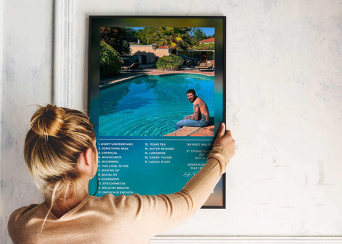 Austin Post Malone Poster - Backyard
