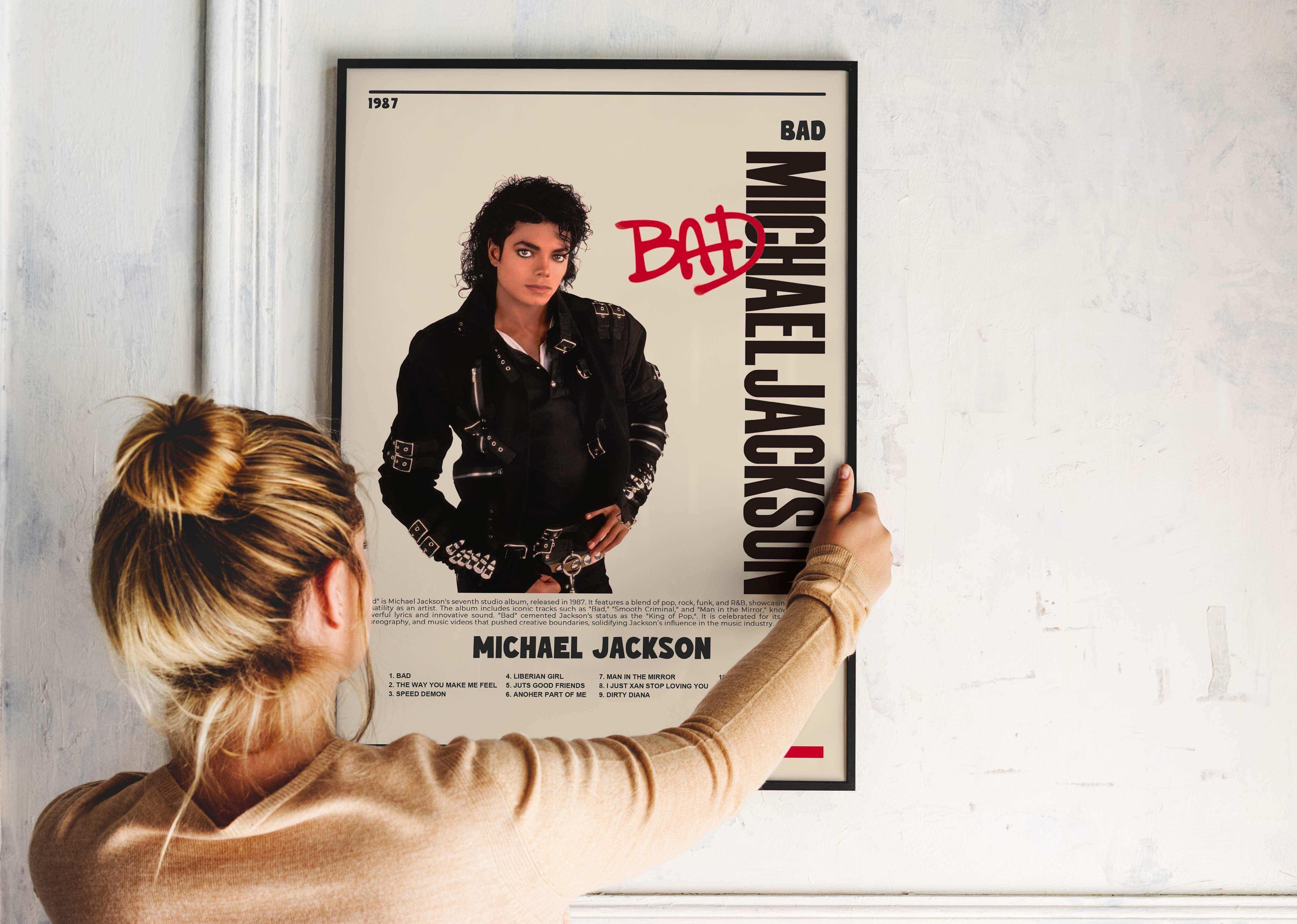 Poster BAD Michael Jackson - Backyard