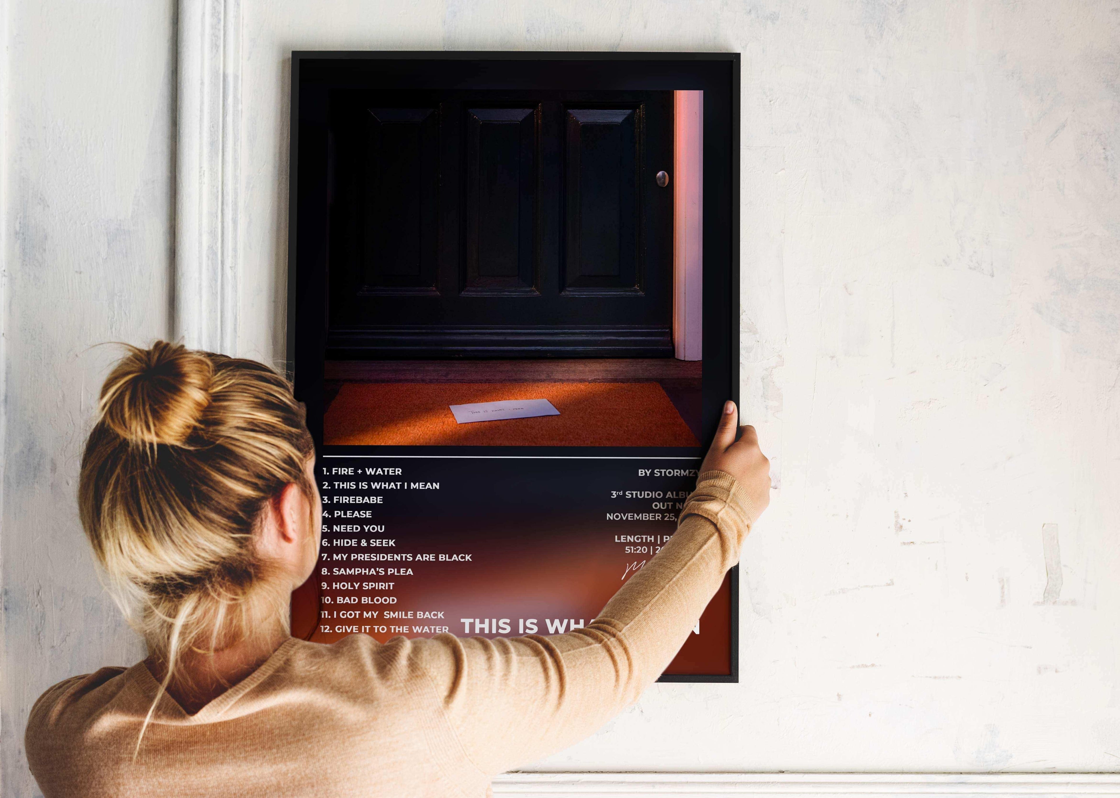 This Is What I Mean Stormzy Poster - Backyard