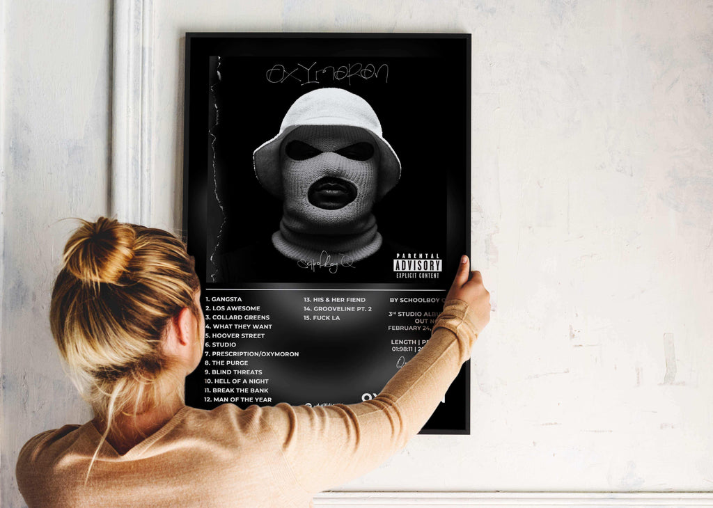 Oxymoron SchoolBoy Q Poster - Backyard
