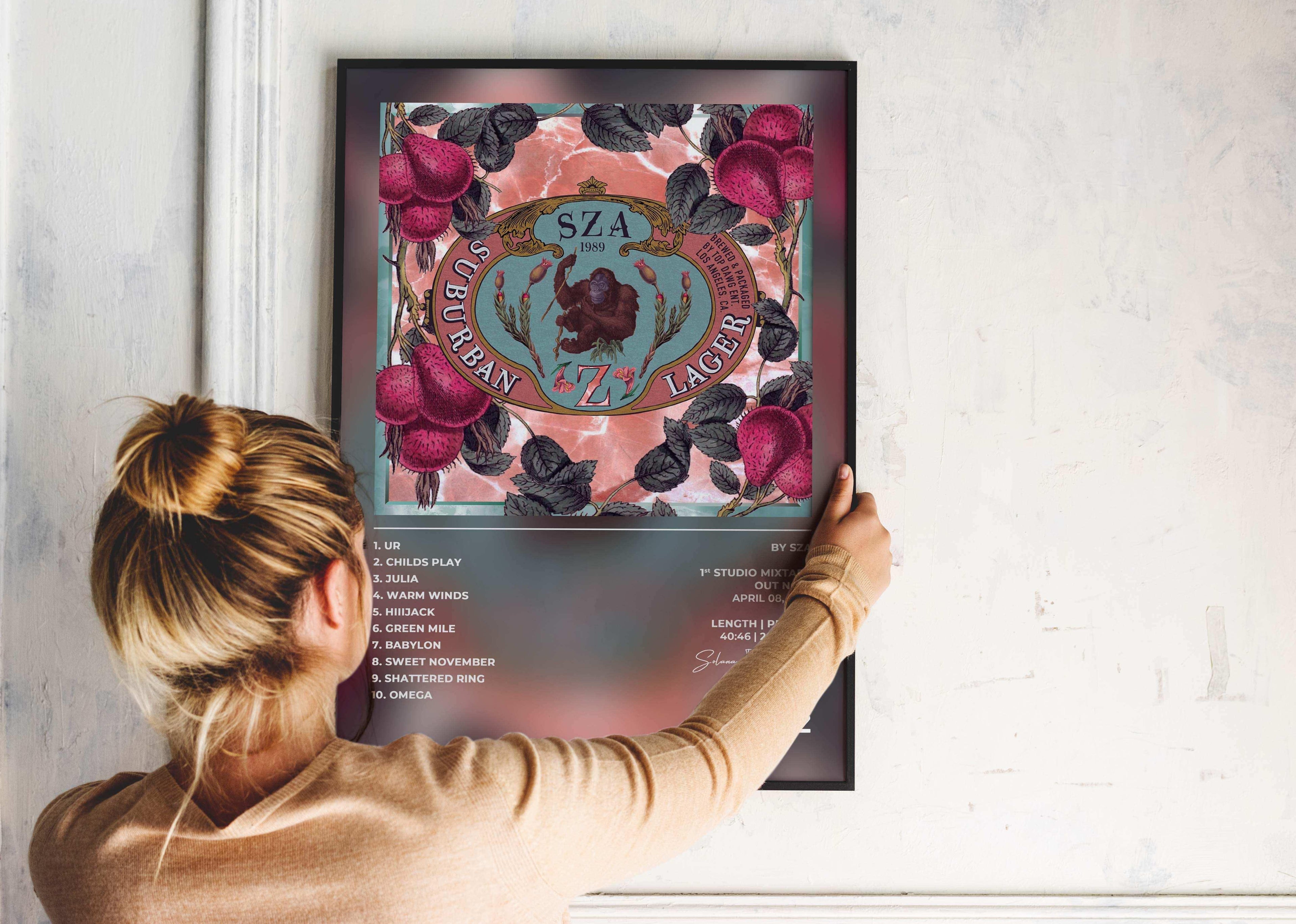 Z SZA Poster - Backyard