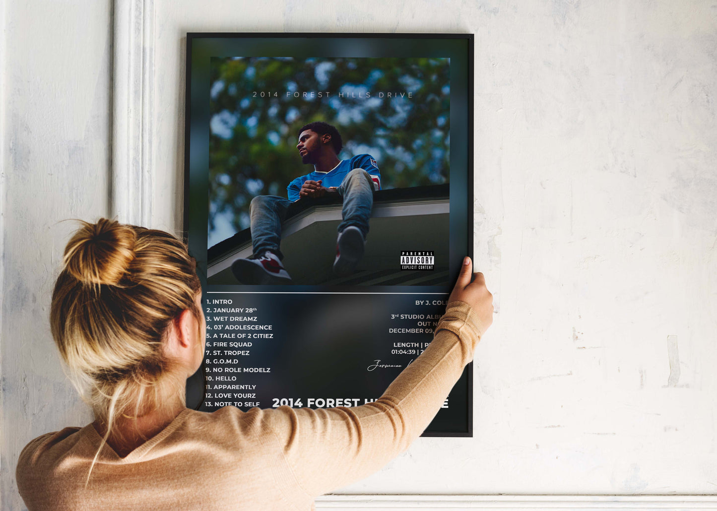 2014 Forest Hills Drive J. Cole Poster Backyard