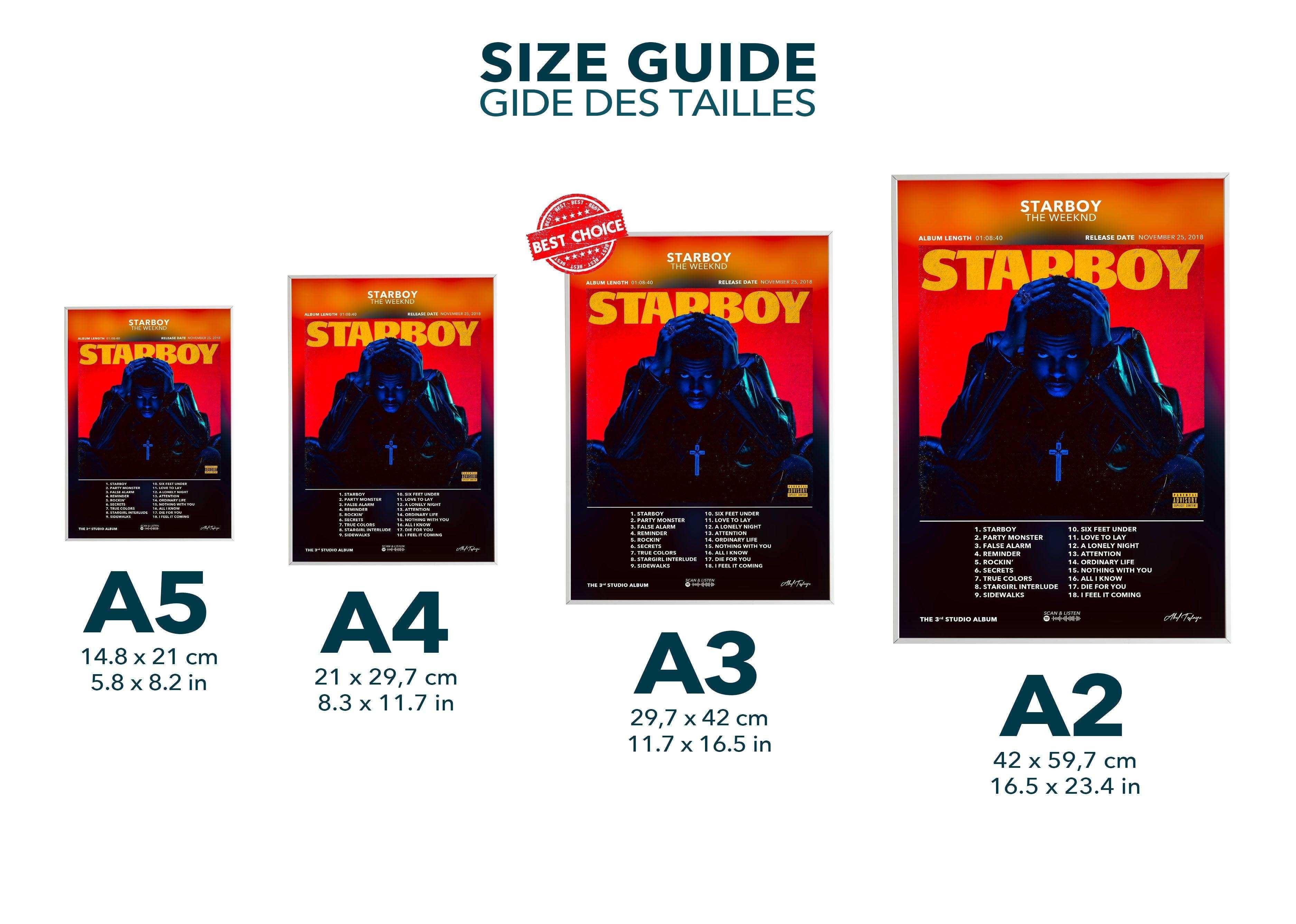 Poster Starboy The Weeknd - Backyard