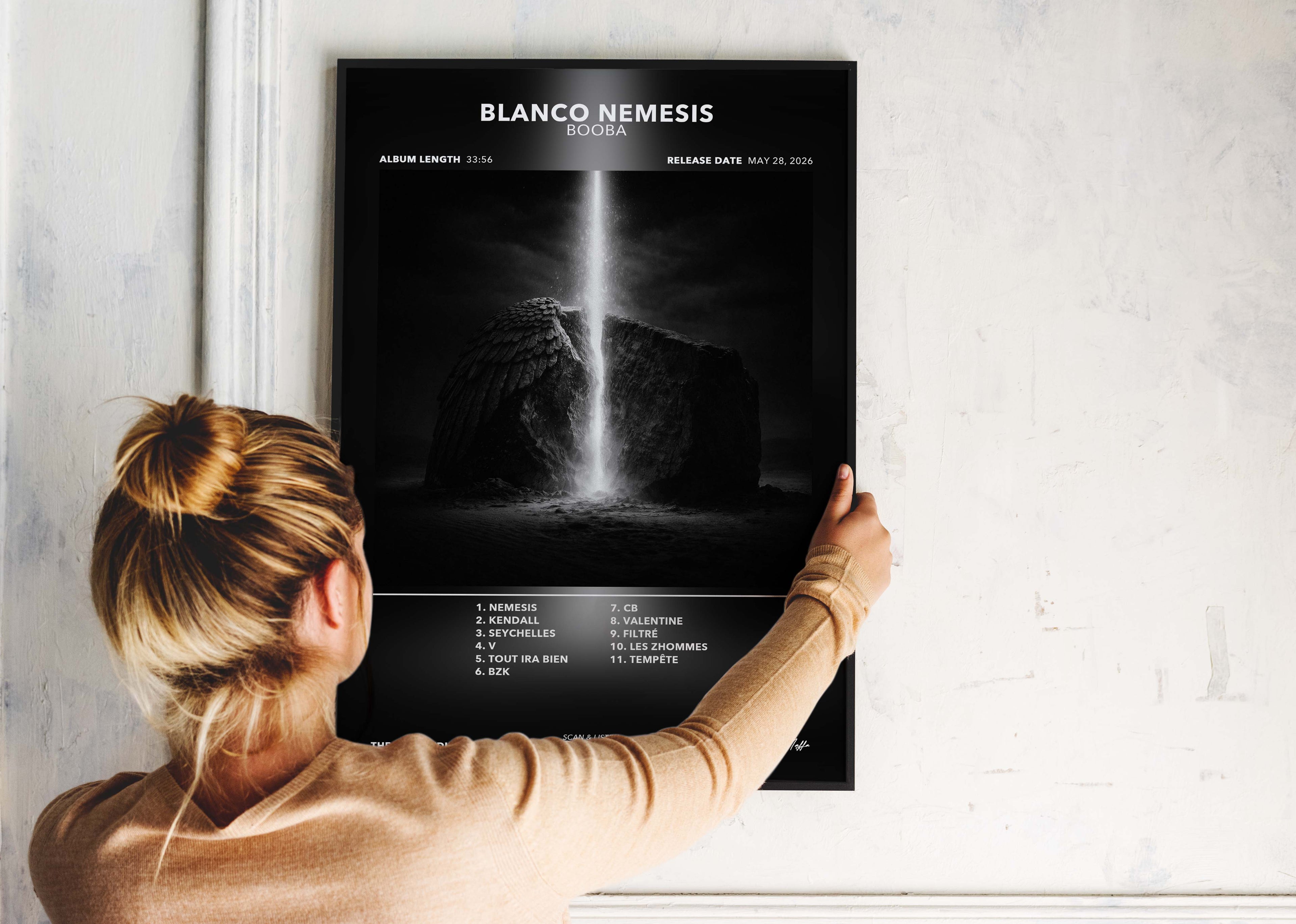 Poster Blanco Nemesis Booba