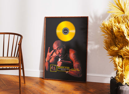 Disque D'or All Eyez On Me Tupac