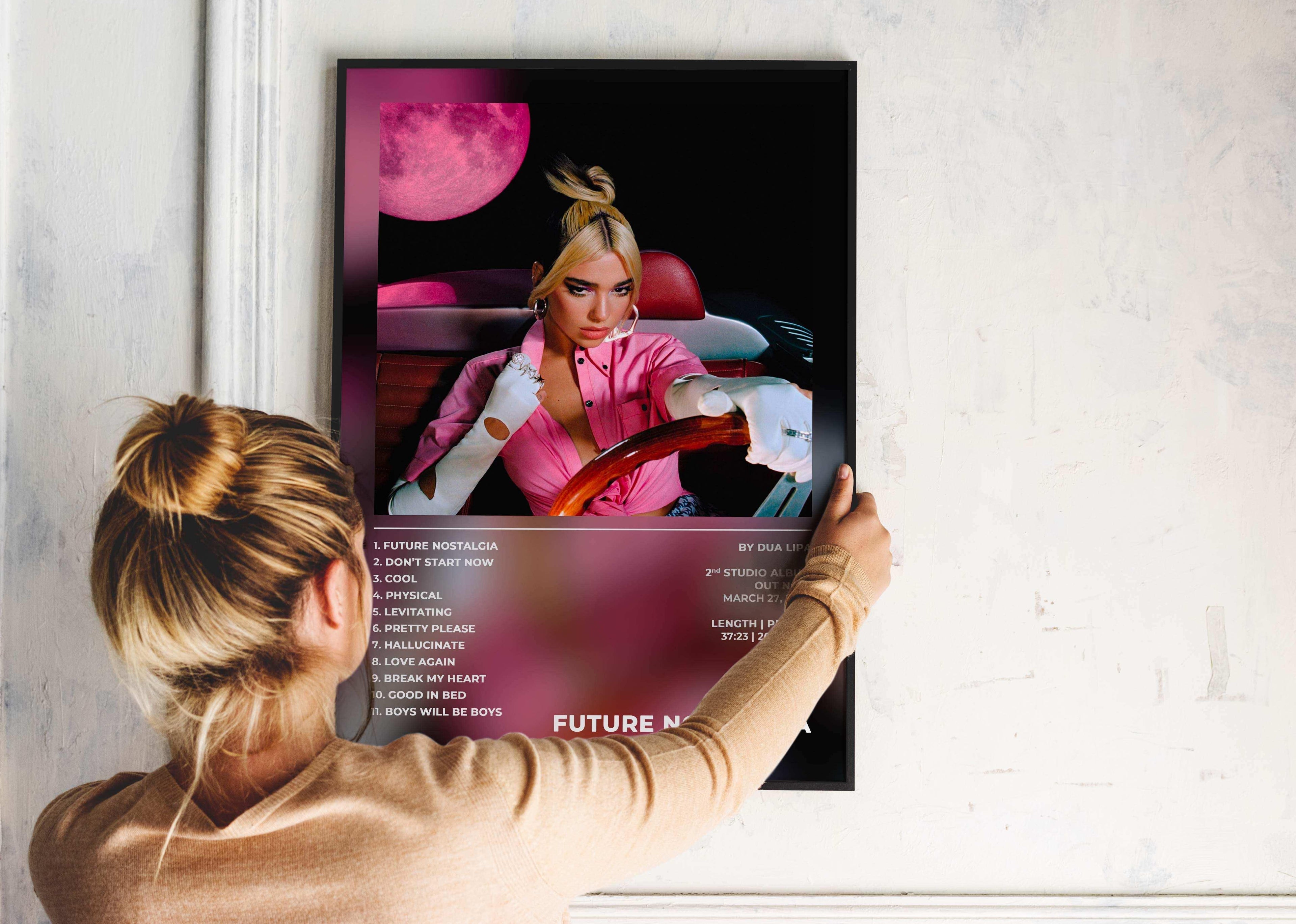 Future Nostalgia Dua Lipa Poster - Backyard