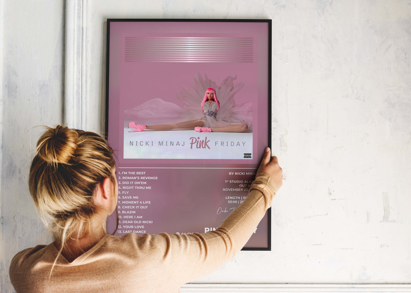 Pink Friday Nicki Minaj Poster Backyard