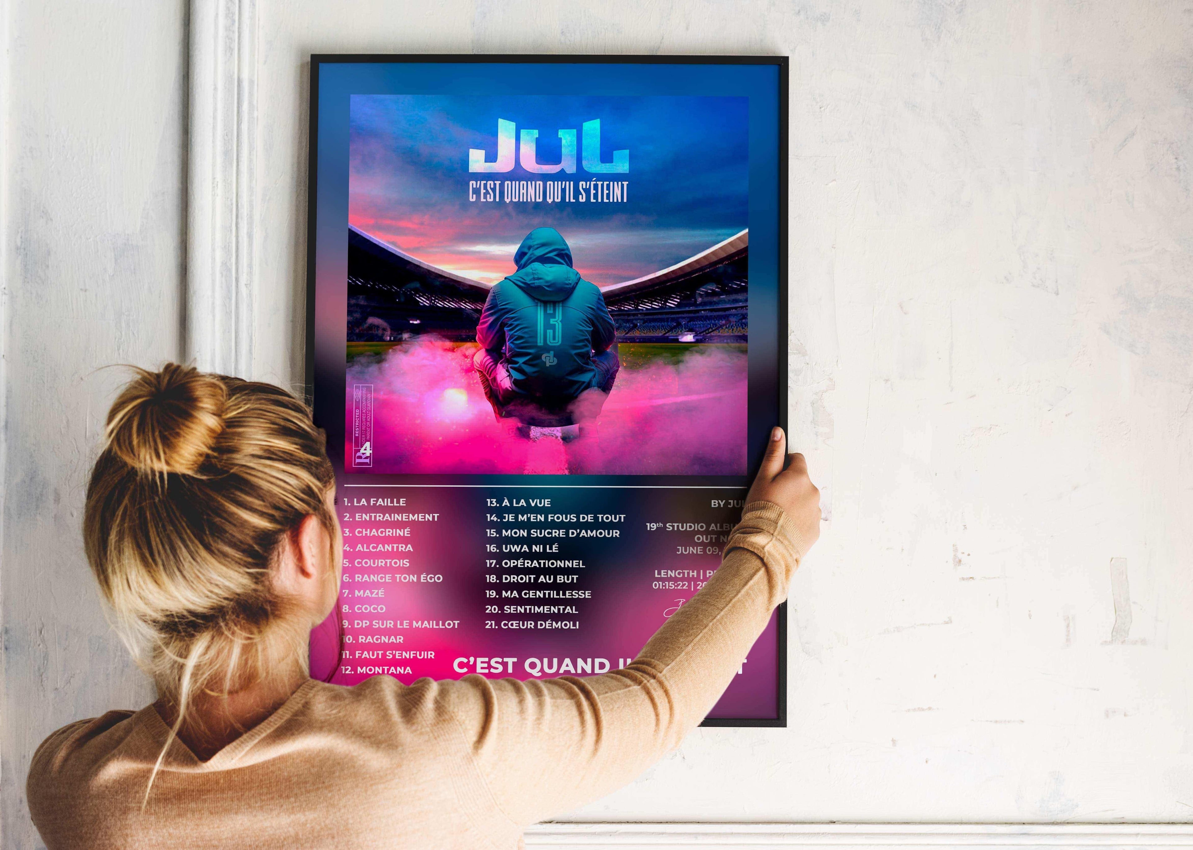 C'est Quand Il S'éteint ? Jul Poster - Backyard