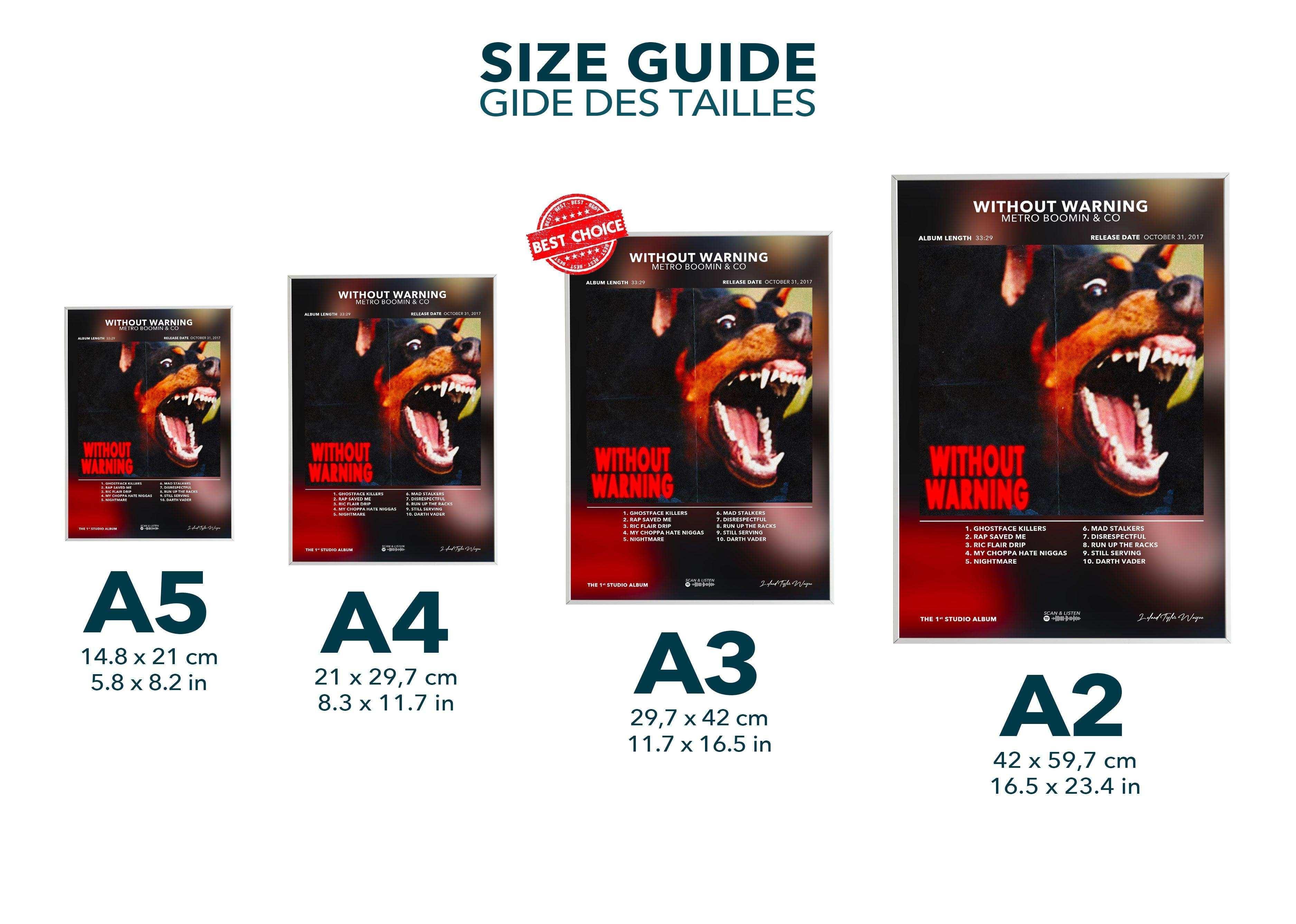 Poster Without Warning Metro Boomin - Backyard