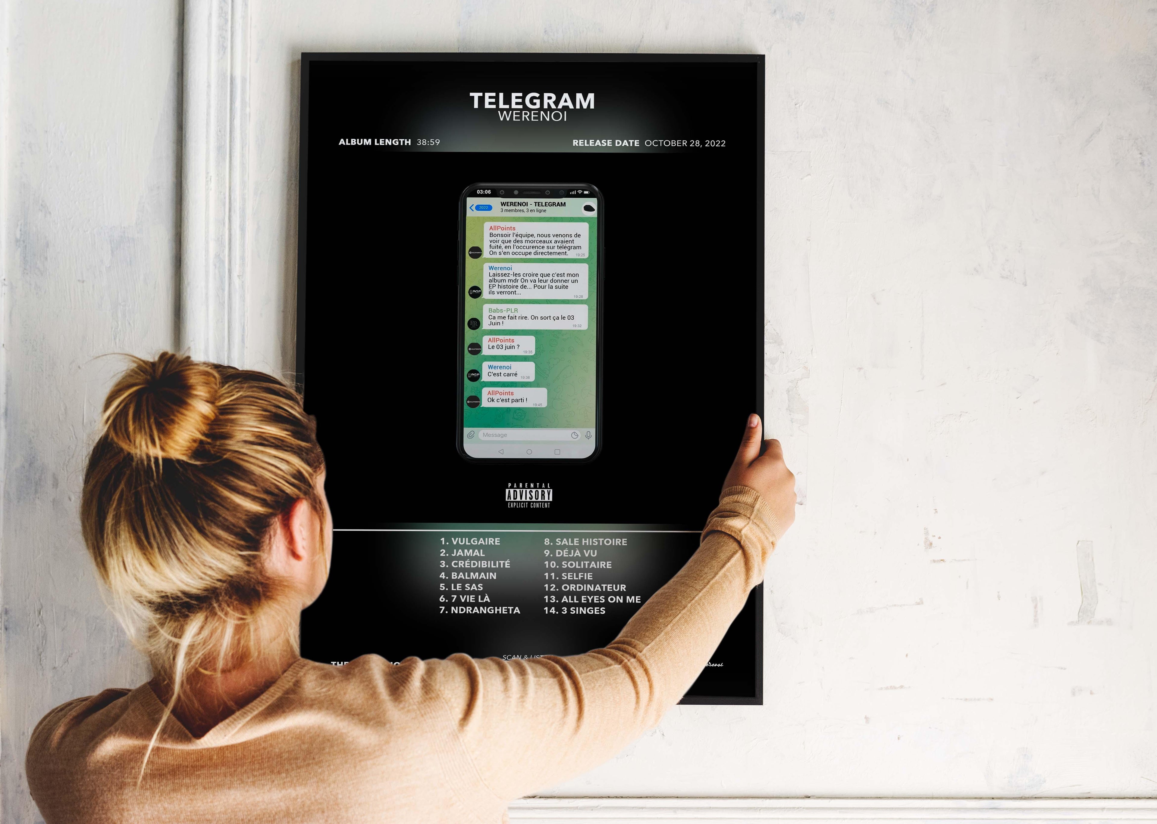 Poster Telegram Werenoi - Backyard