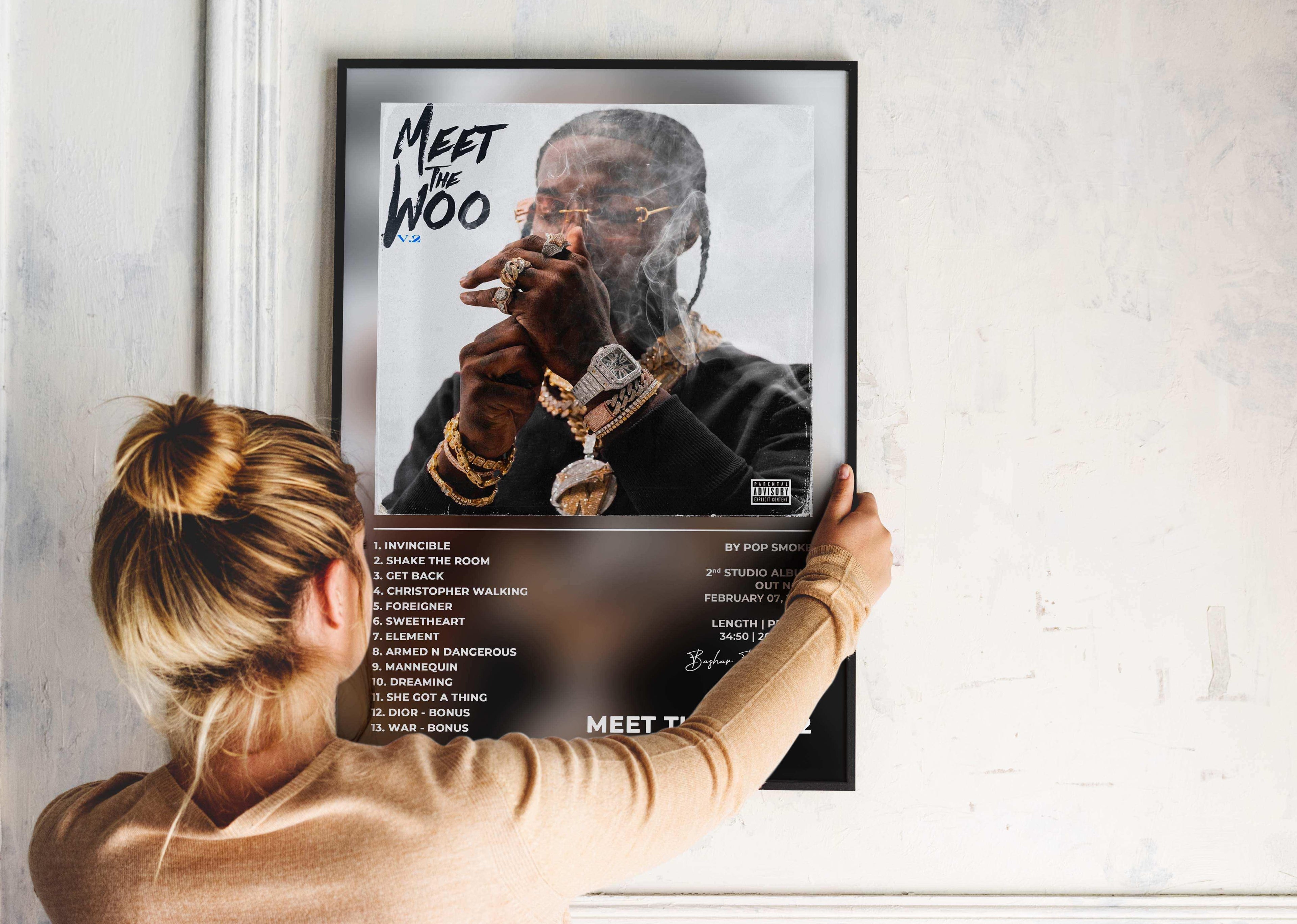 Meet The Woo 2 Pop Smoke Poster - Backyard