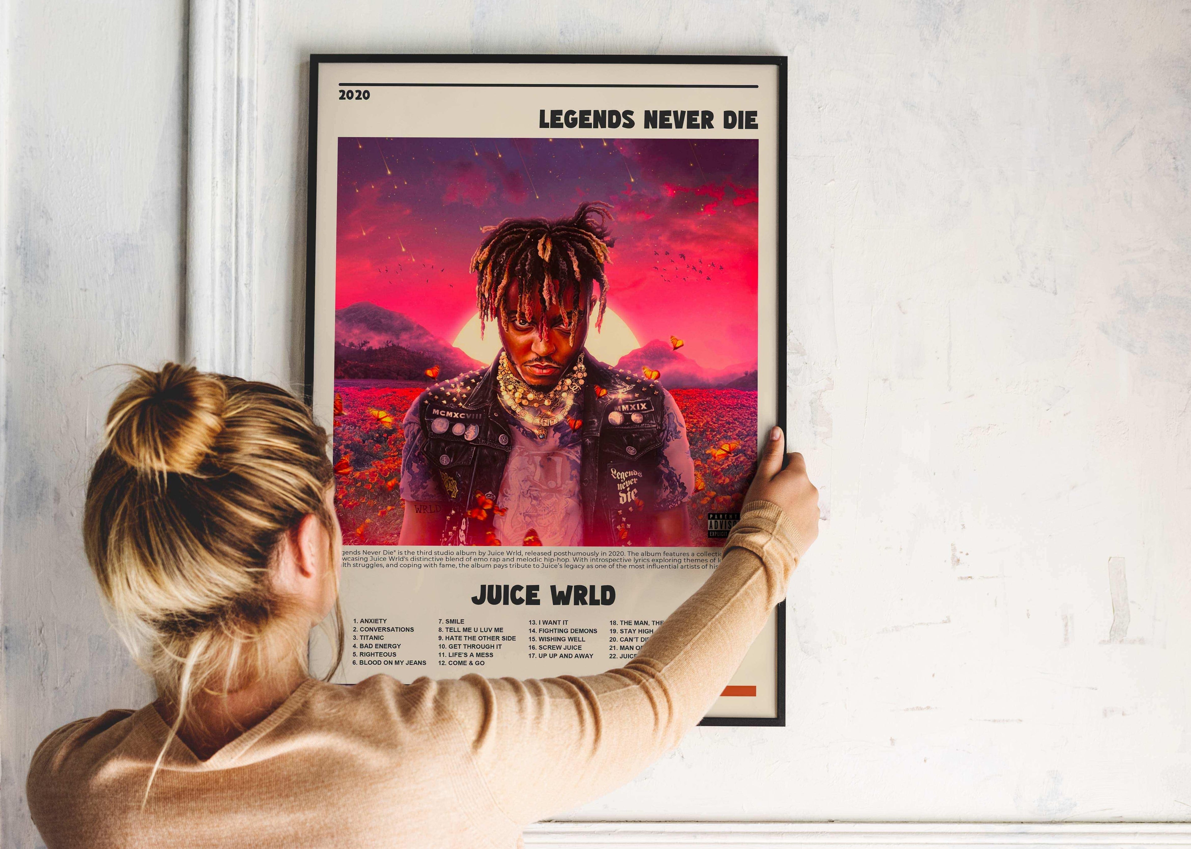 Legends Never Die Juice Wrld Poster - Backyard