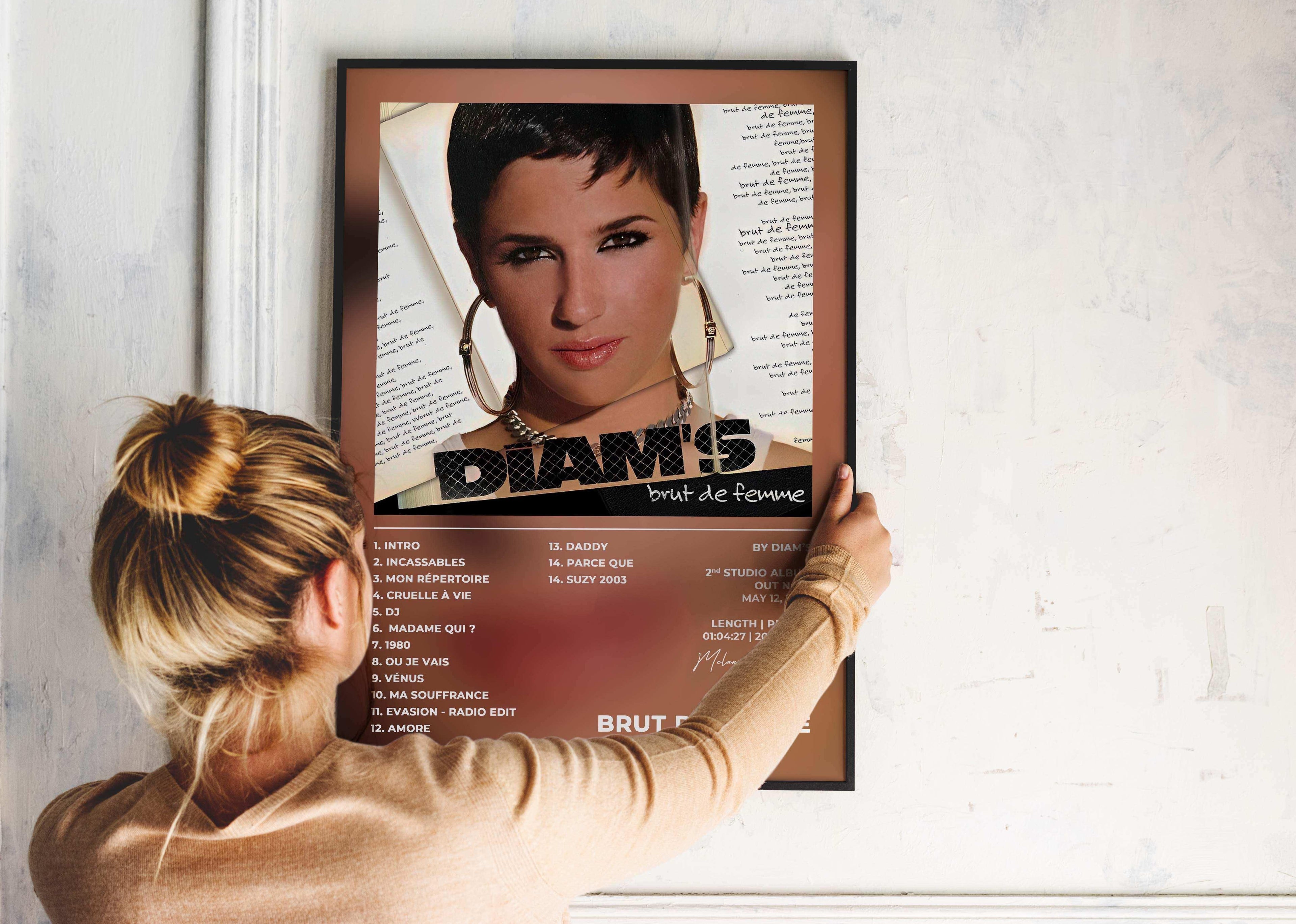 Brut De Femme Diam's Poster - Backyard