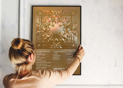 Watch The Throne Kanye West & Jay-Z Poster