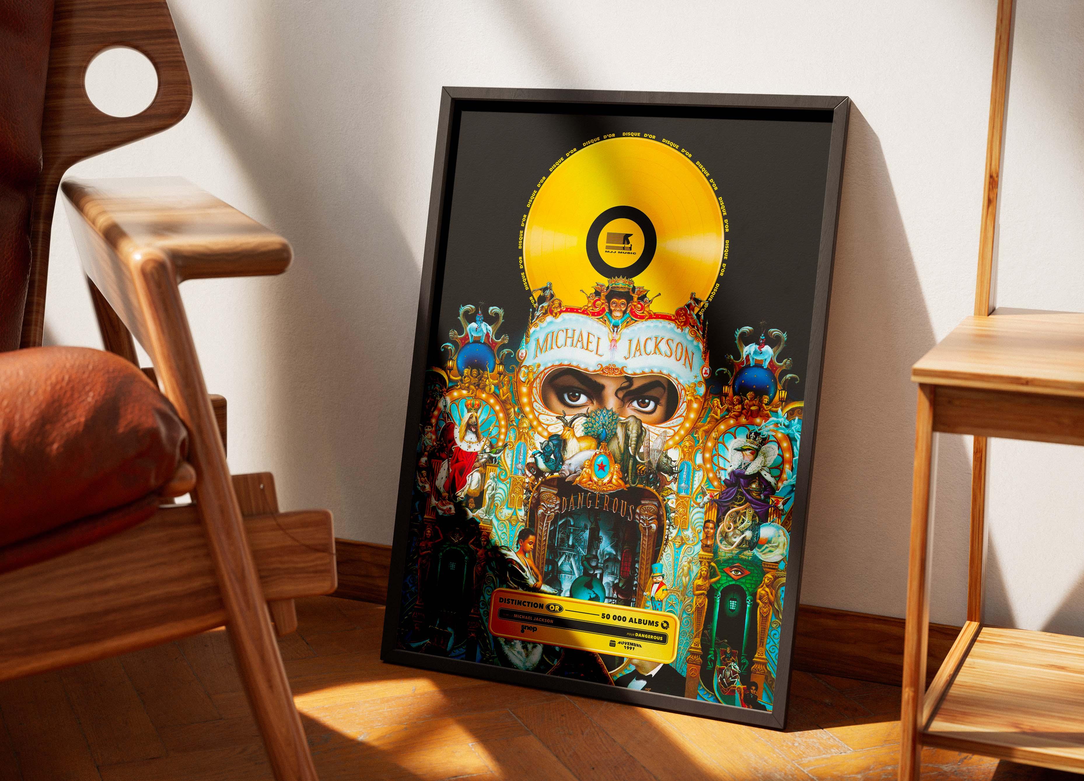 Disque D'or Dangerous Michael Jackson - Backyard