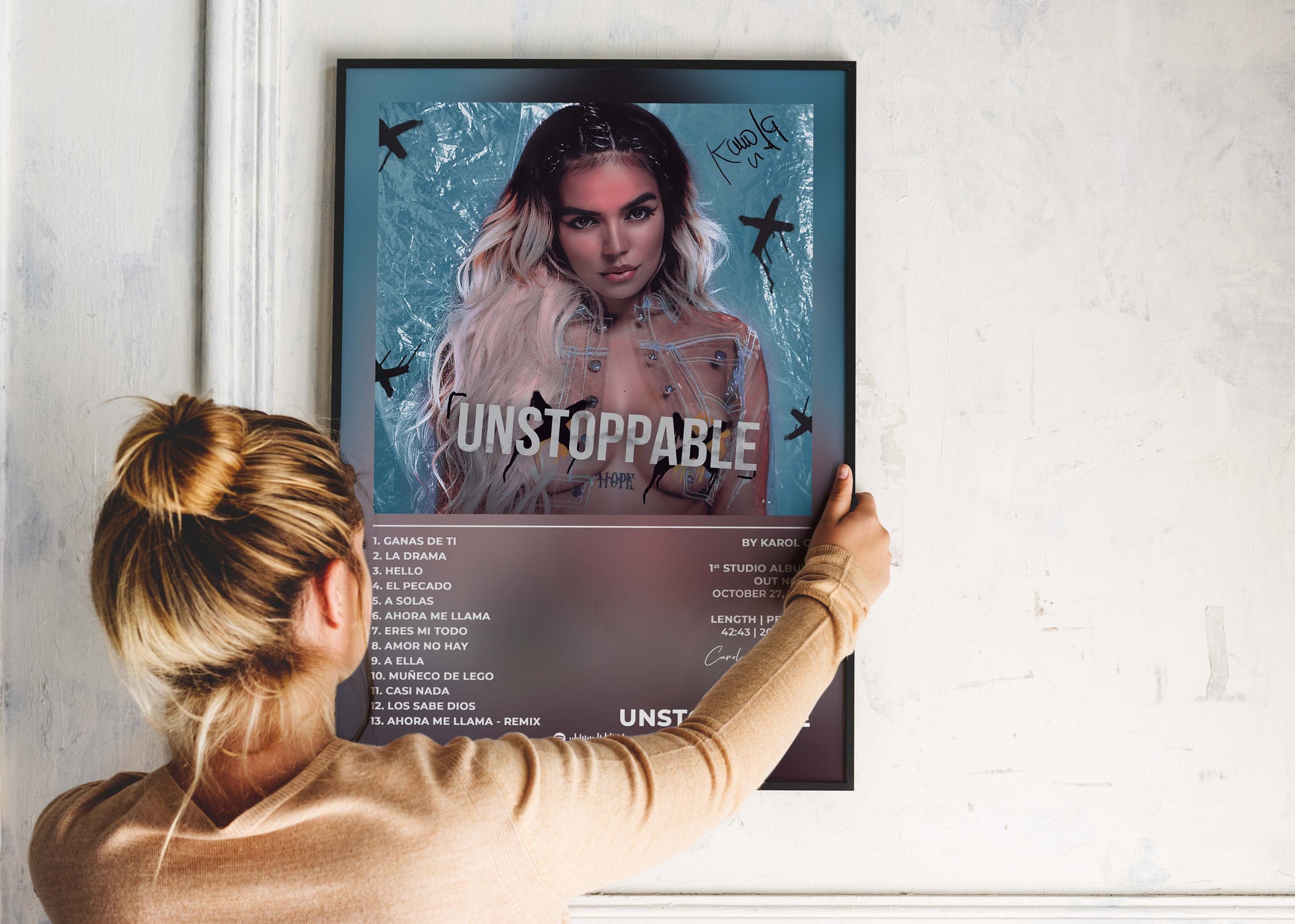 Unstoppable Karol G Poster Backyard