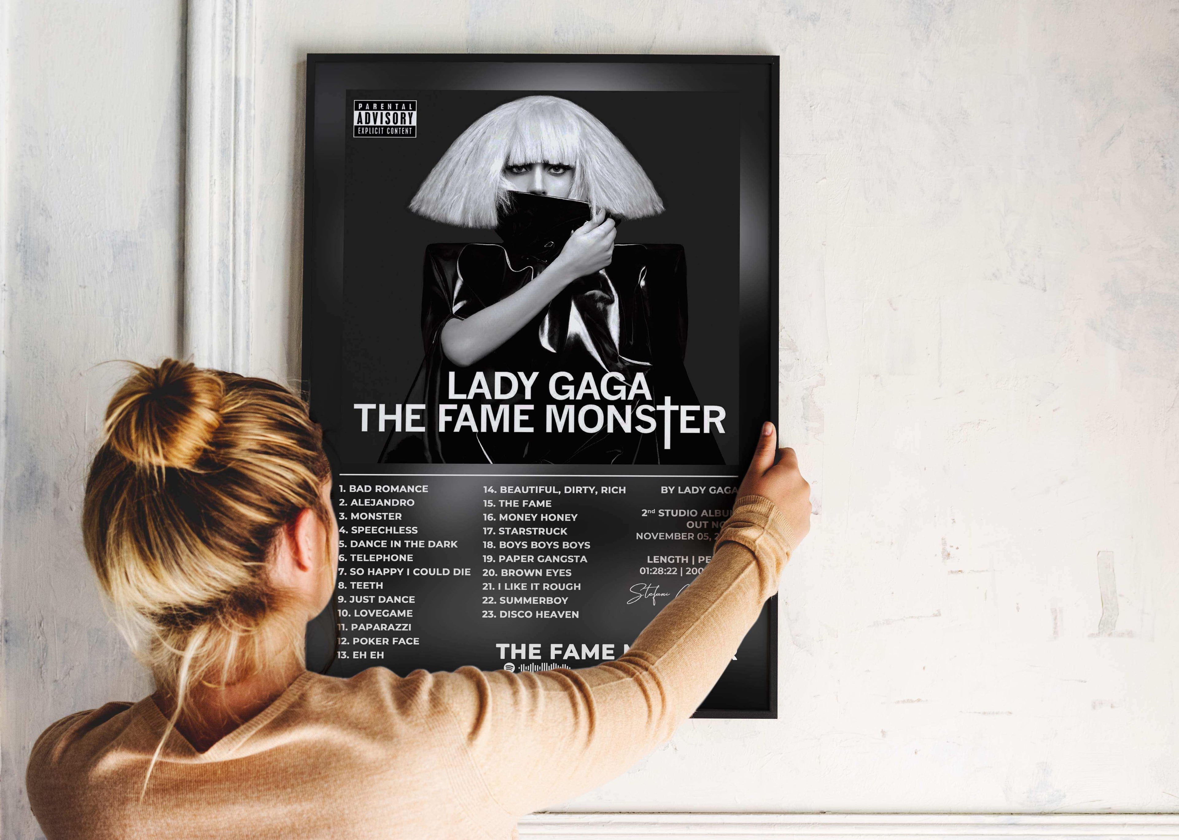 The Fame Monster Lady Gaga Poster - Backyard