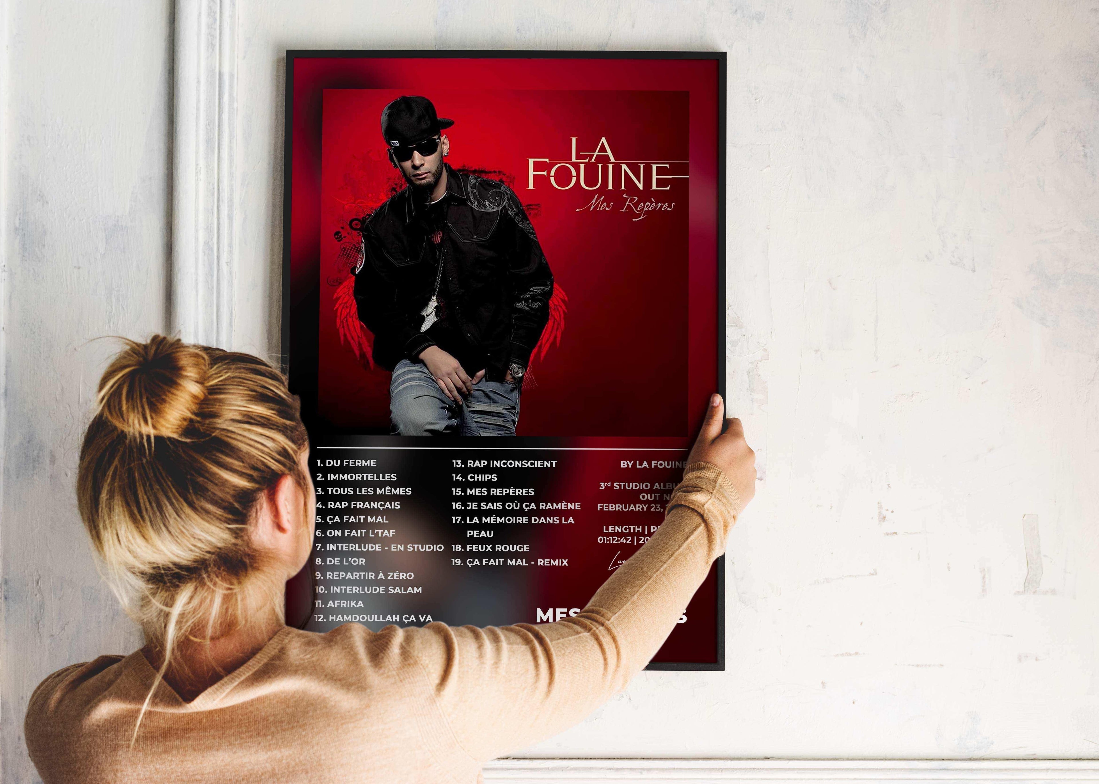 Mes Repères de La Fouine Poster - Backyard