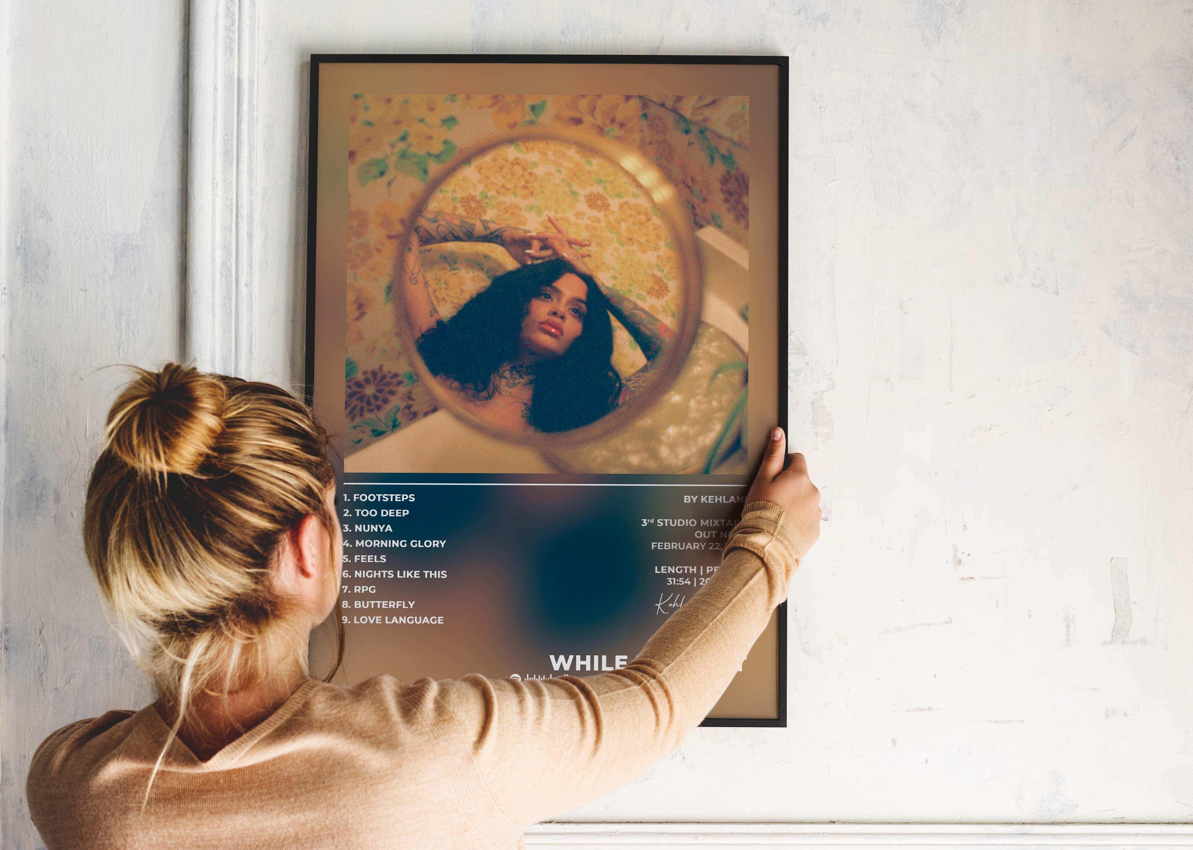 While We Wait Kehlani Poster - Backyard