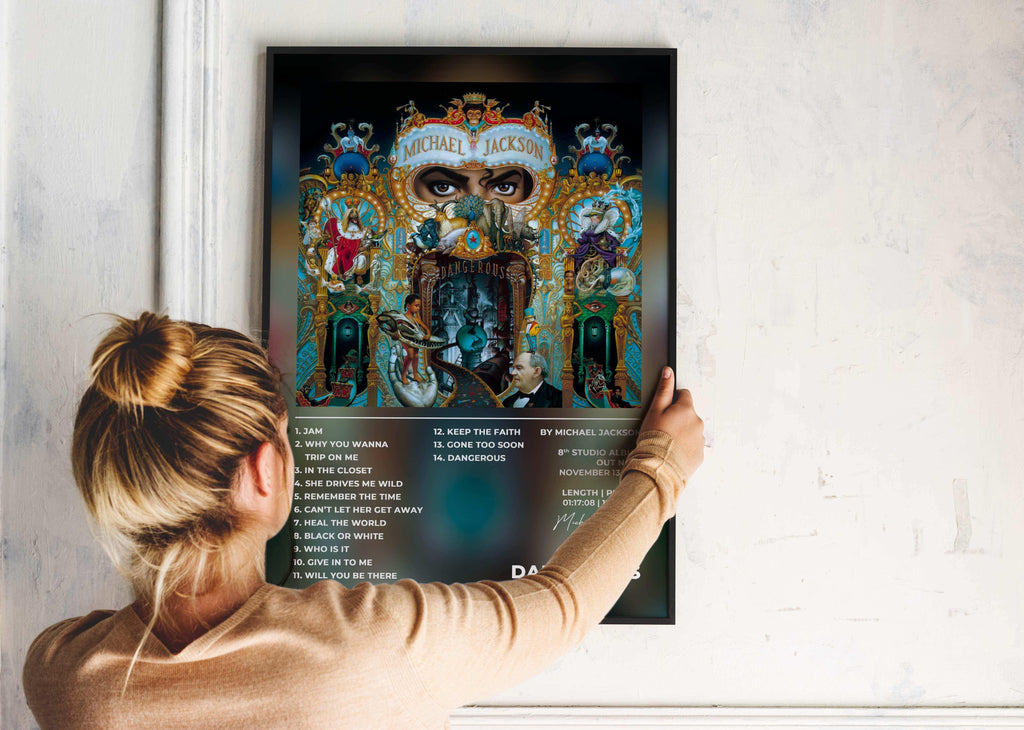 Dangerous Michael Jackson Poster - Backyard
