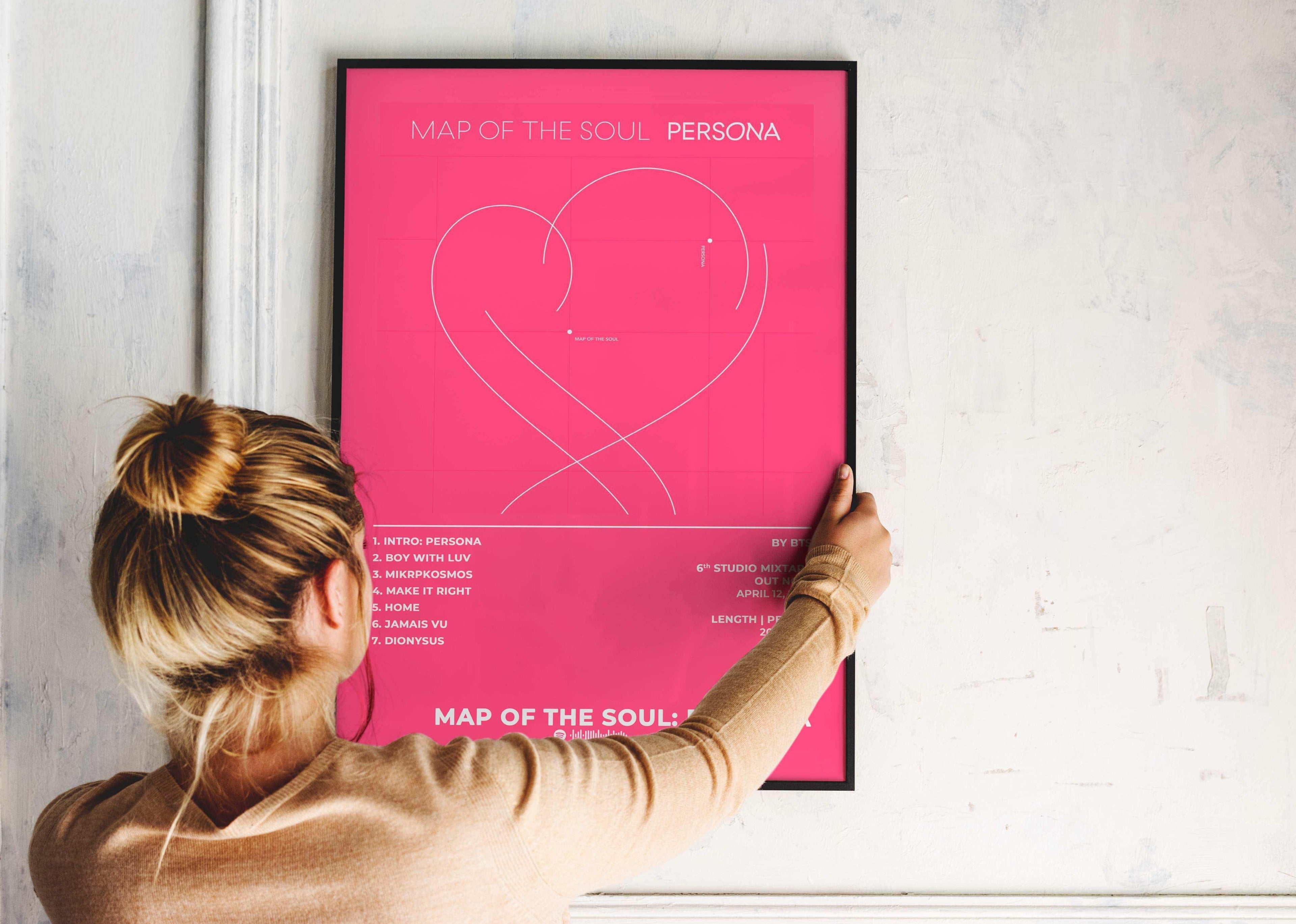 Map Of The Soul : Persona BTS Poster - Backyard