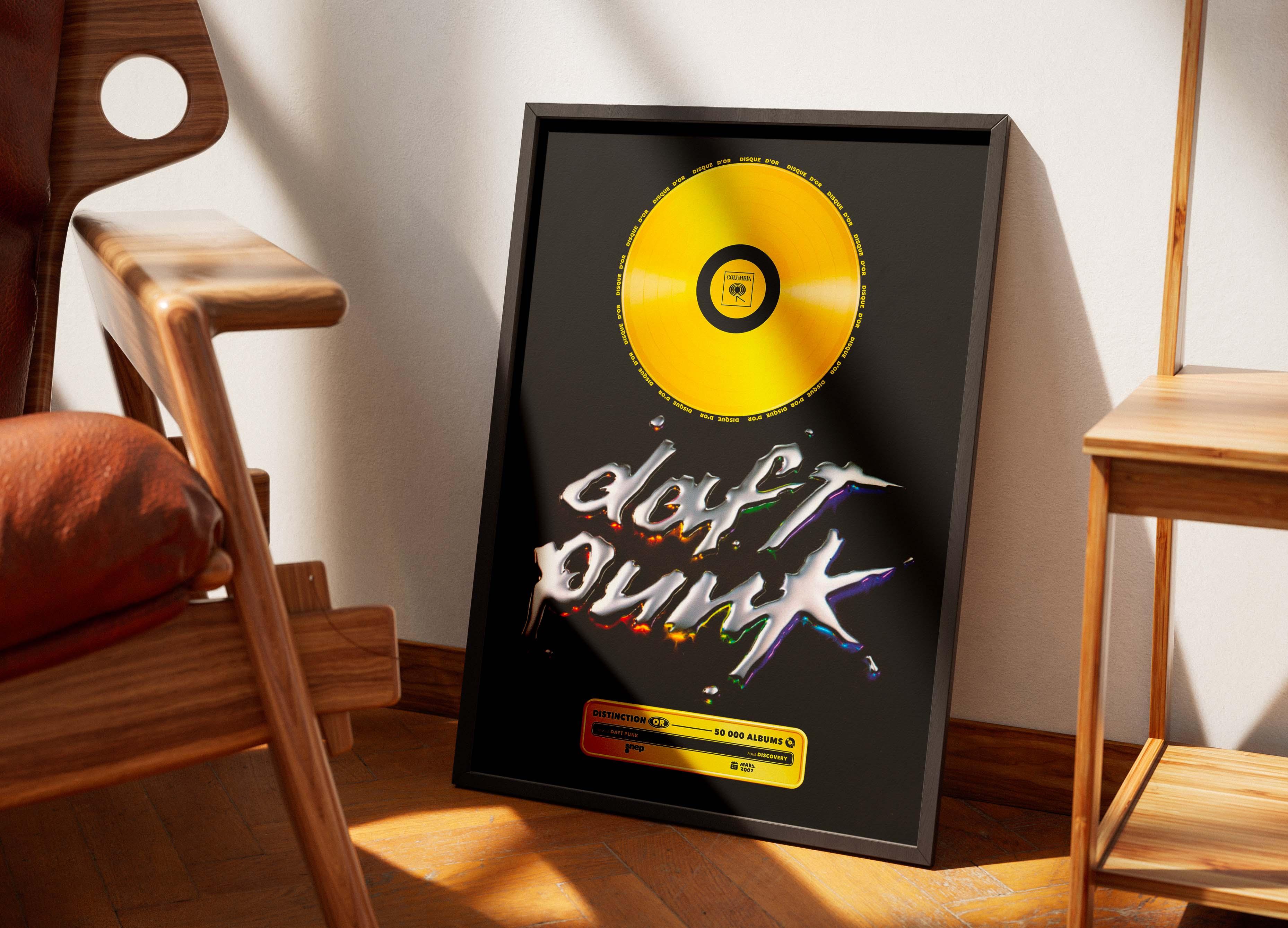 Disque D'or Discovery Daft Punk - Backyard