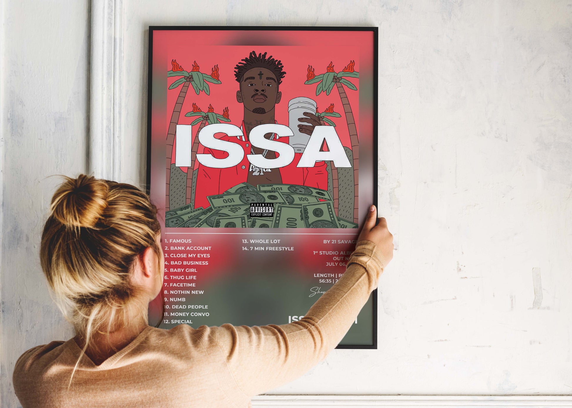 Issa 21 Savage Poster Backyard