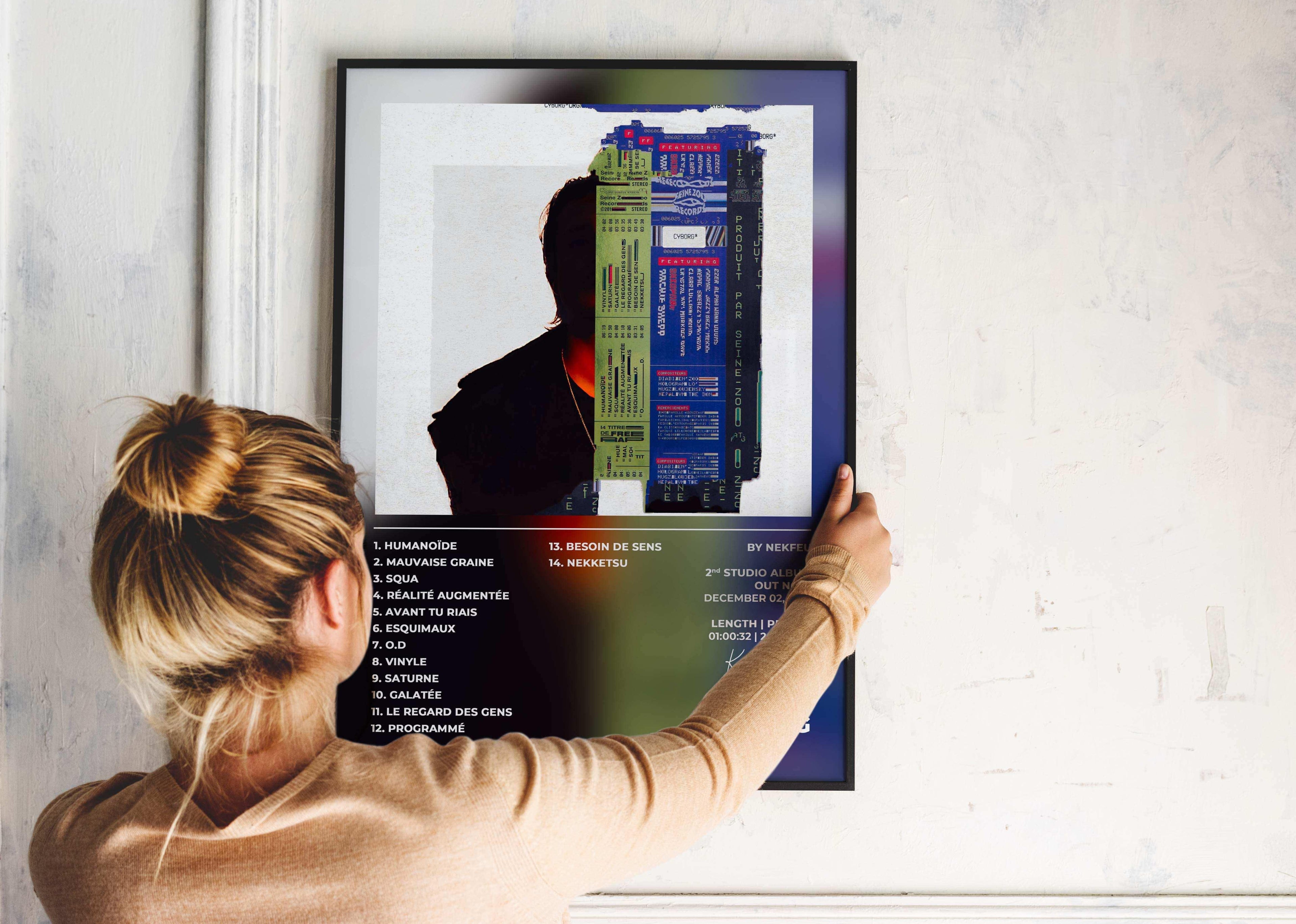 Cyborg Nekfeu Poster - Backyard