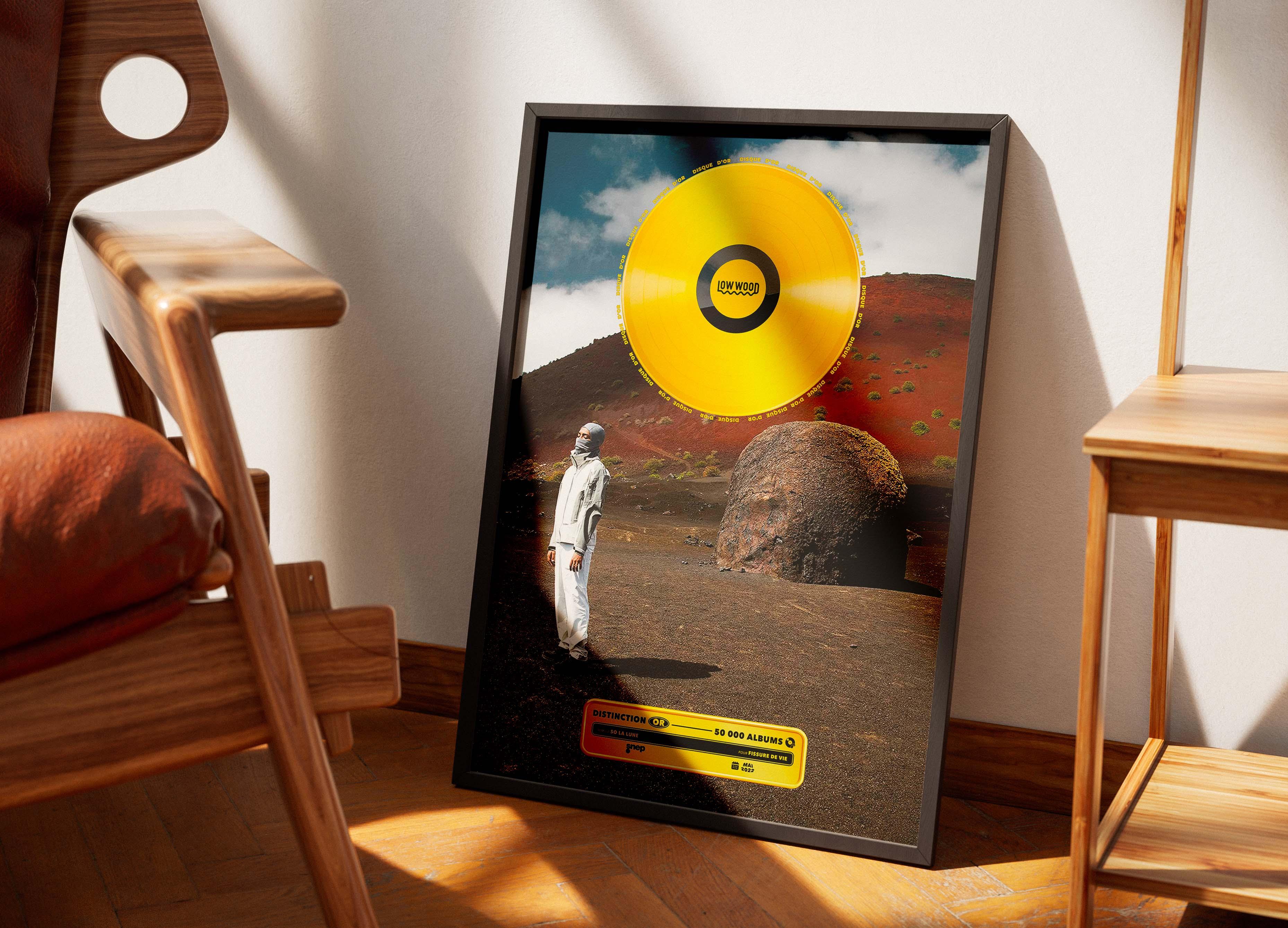 Disque D'or Fissure De Vie So La Lune - Backyard