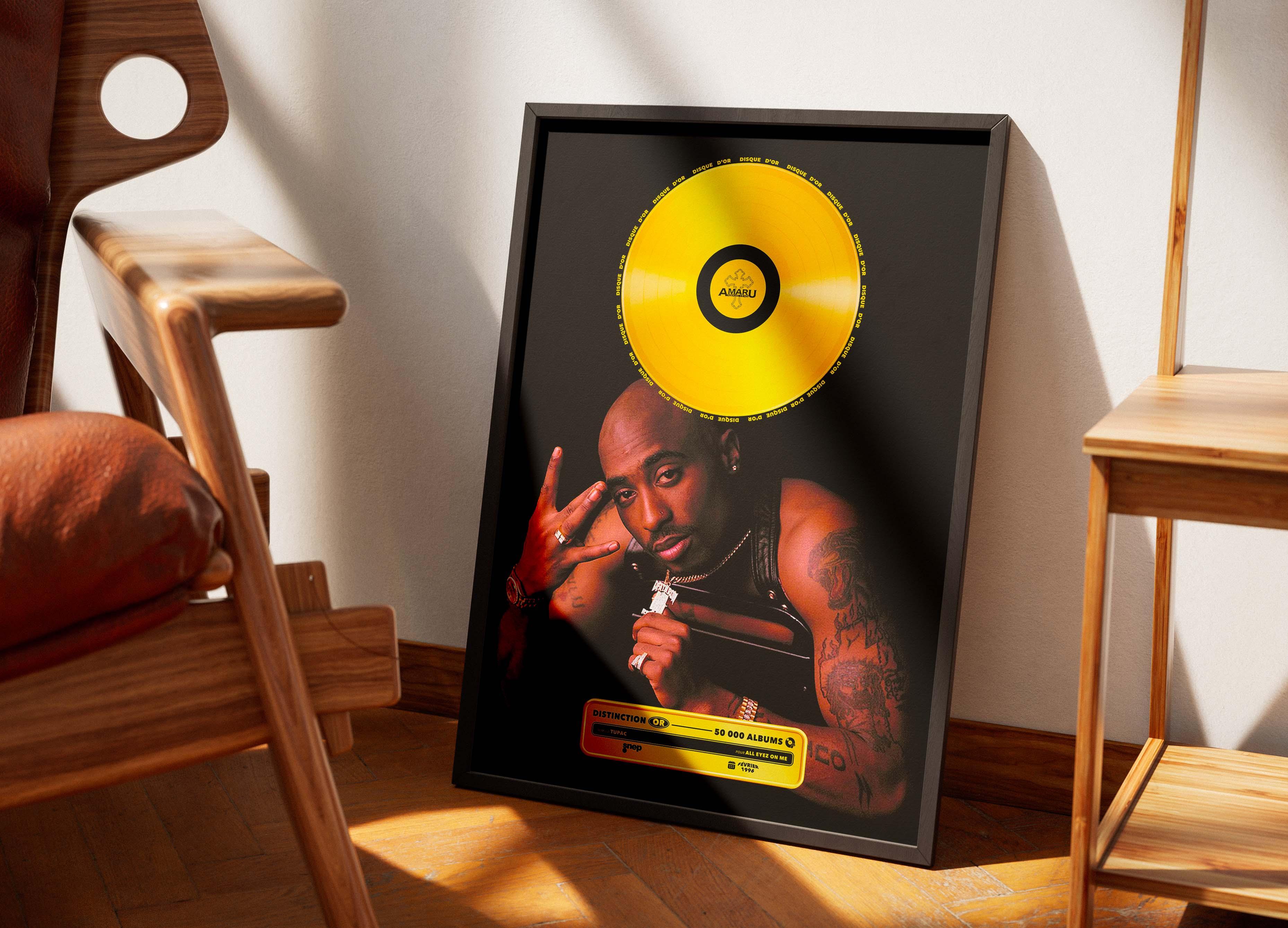 Disque D'or All Eyez On Me Tupac - Backyard