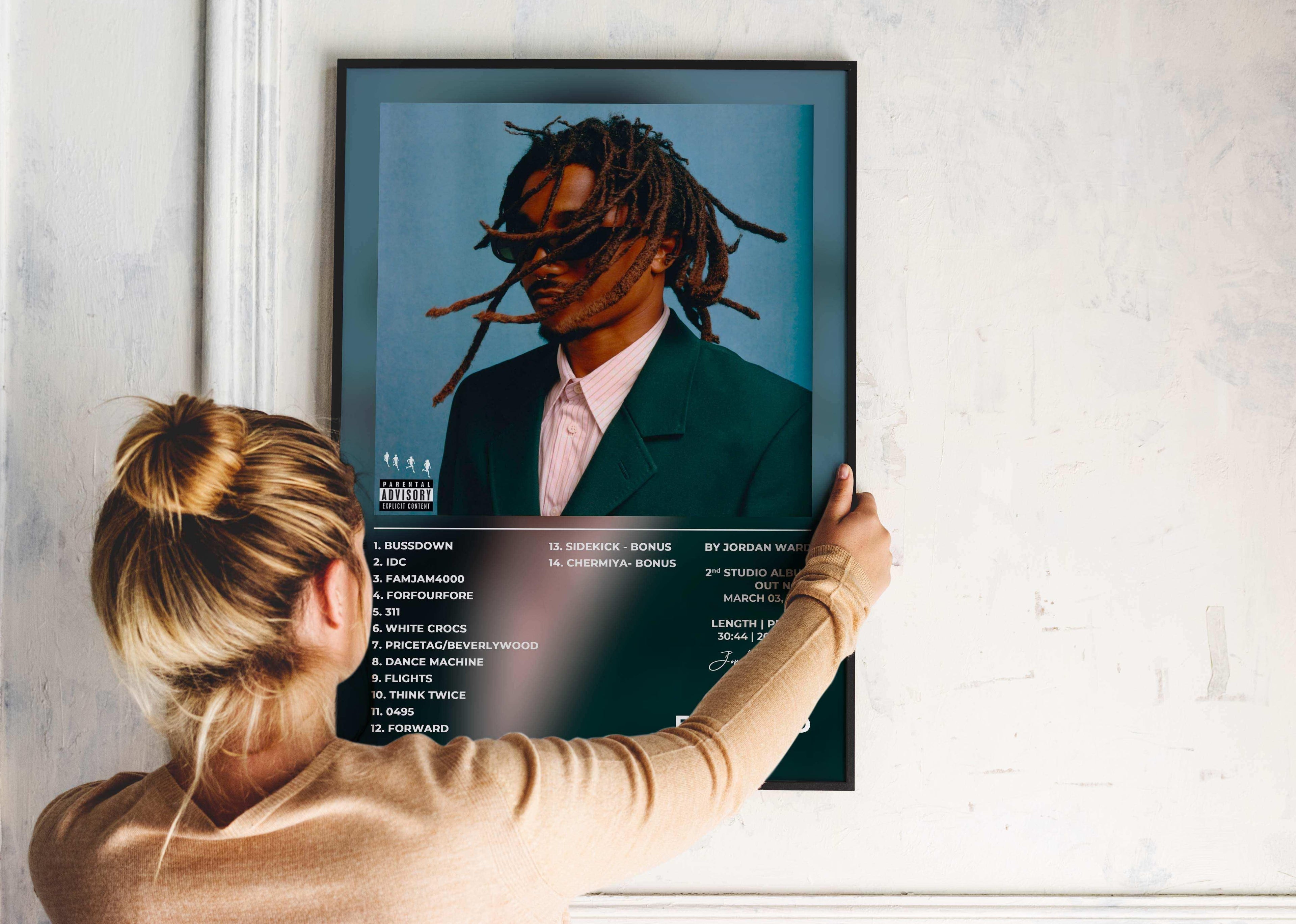 Forward Jordan Ward Poster - Backyard