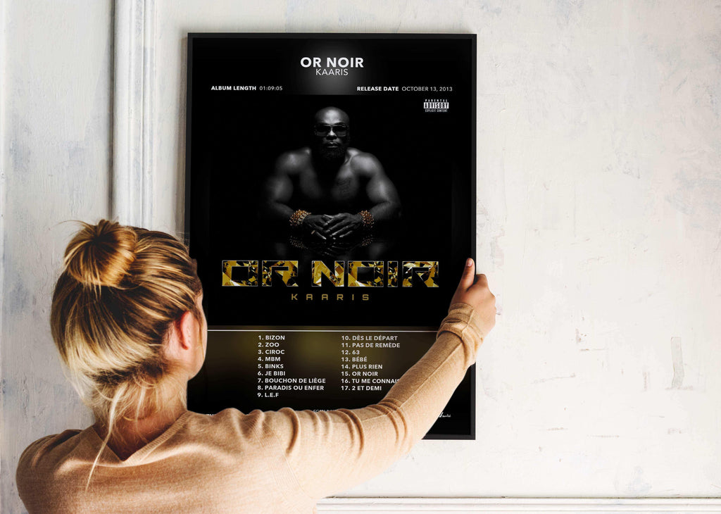 Poster Or Noir Kaaris - Backyard