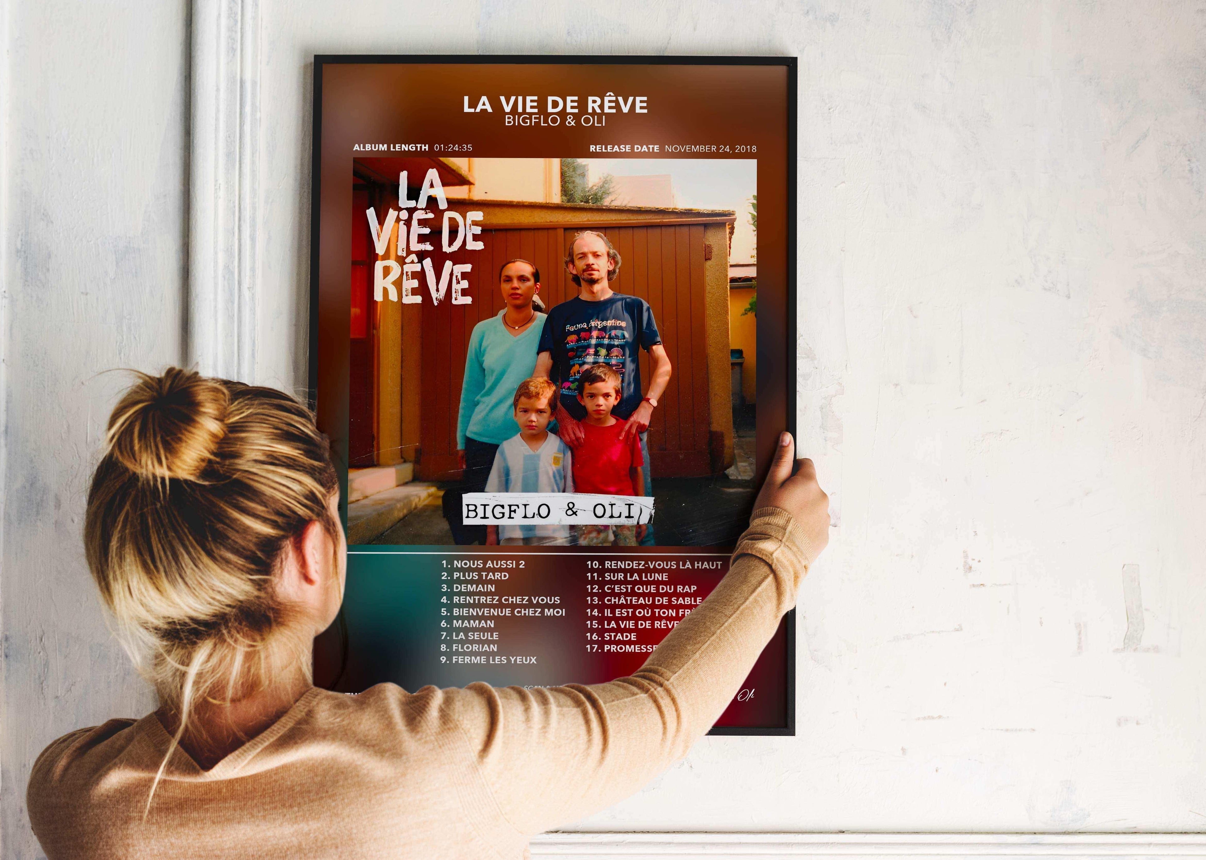 Poster La Vie De Rêve Bigflo & Oli - Backyard