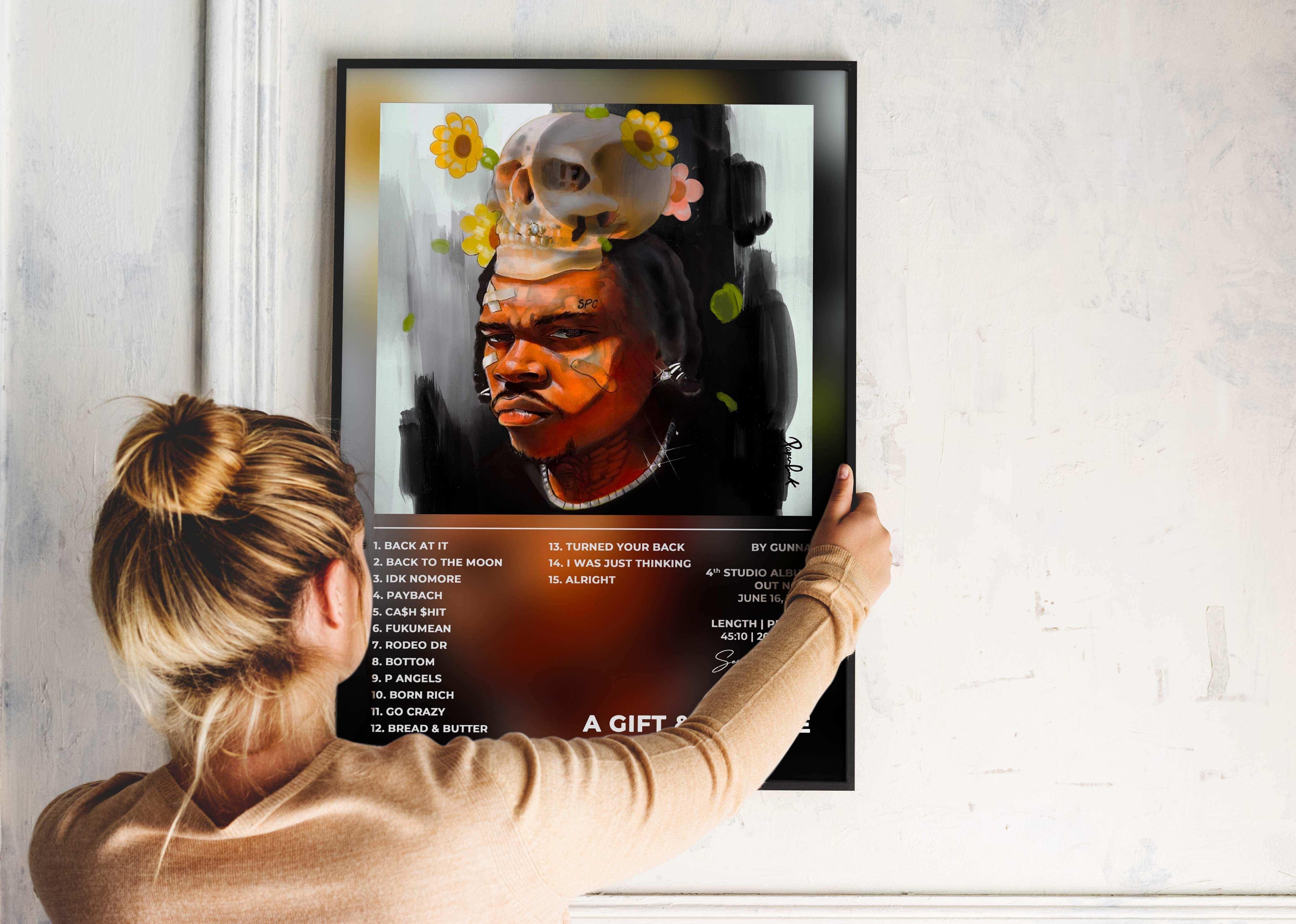 A Gift & A Curse Gunna Poster - Backyard