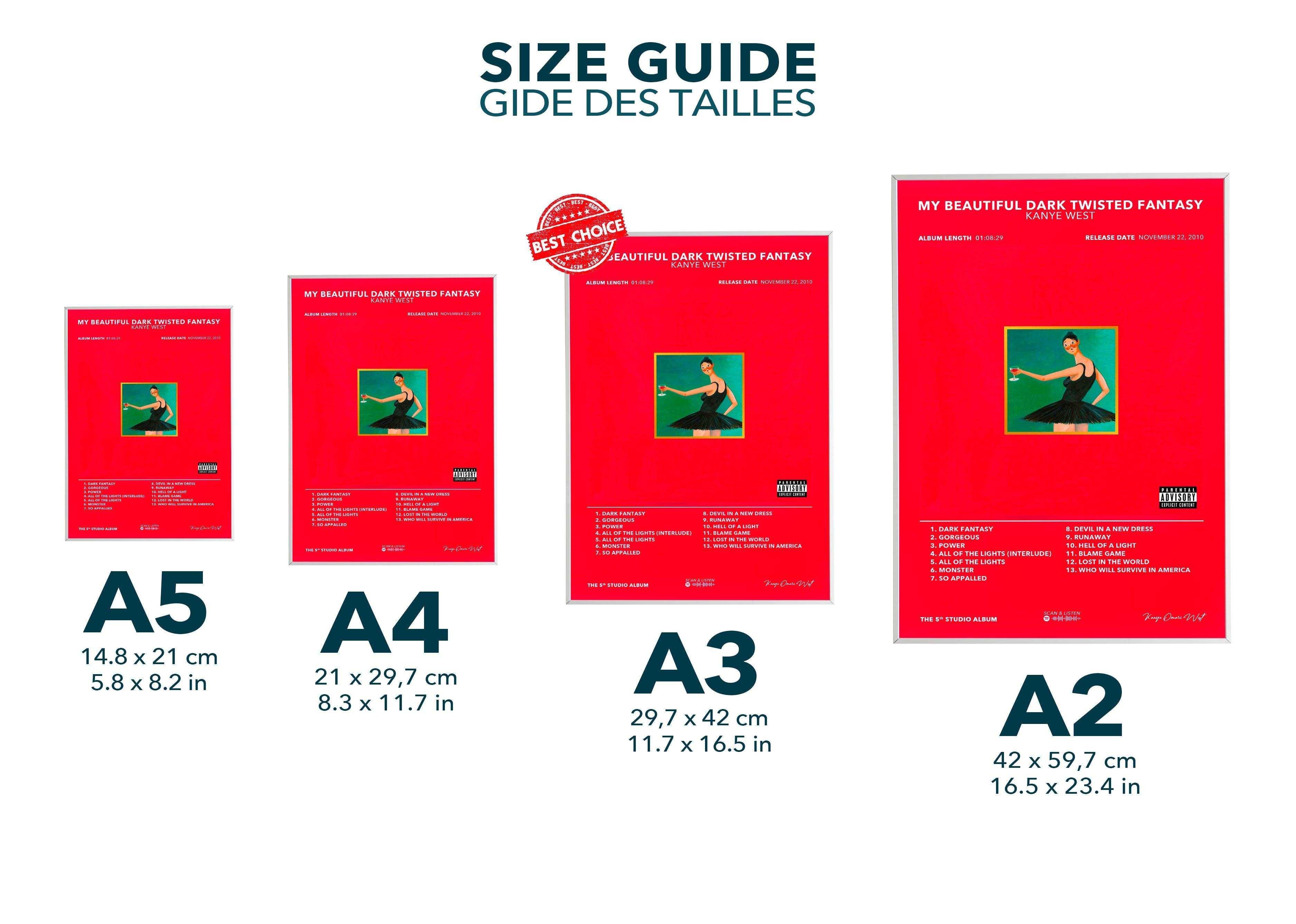 Poster My Beatiful Dark Twisted Fantasy Kanye West - Backyard