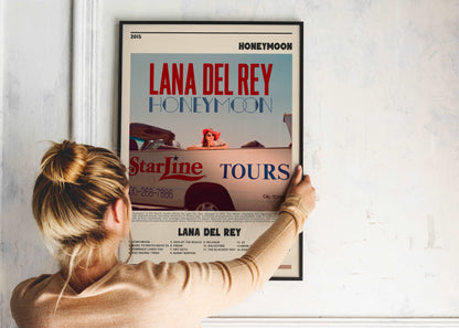 Honeymoon Lana Del Rey Poster