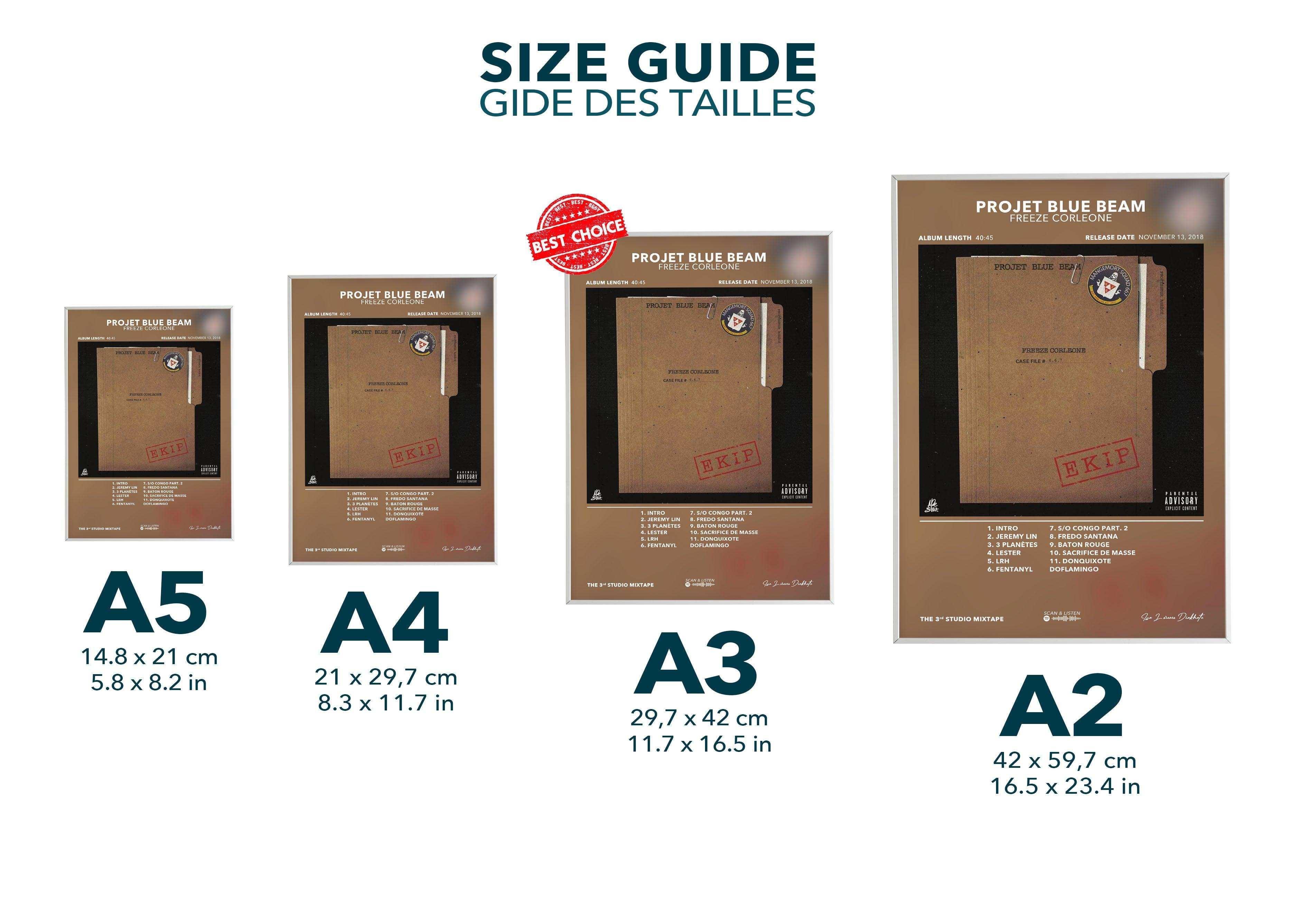 Poster Projet Blue Beam (PBB) Freeze Corleone - Backyard