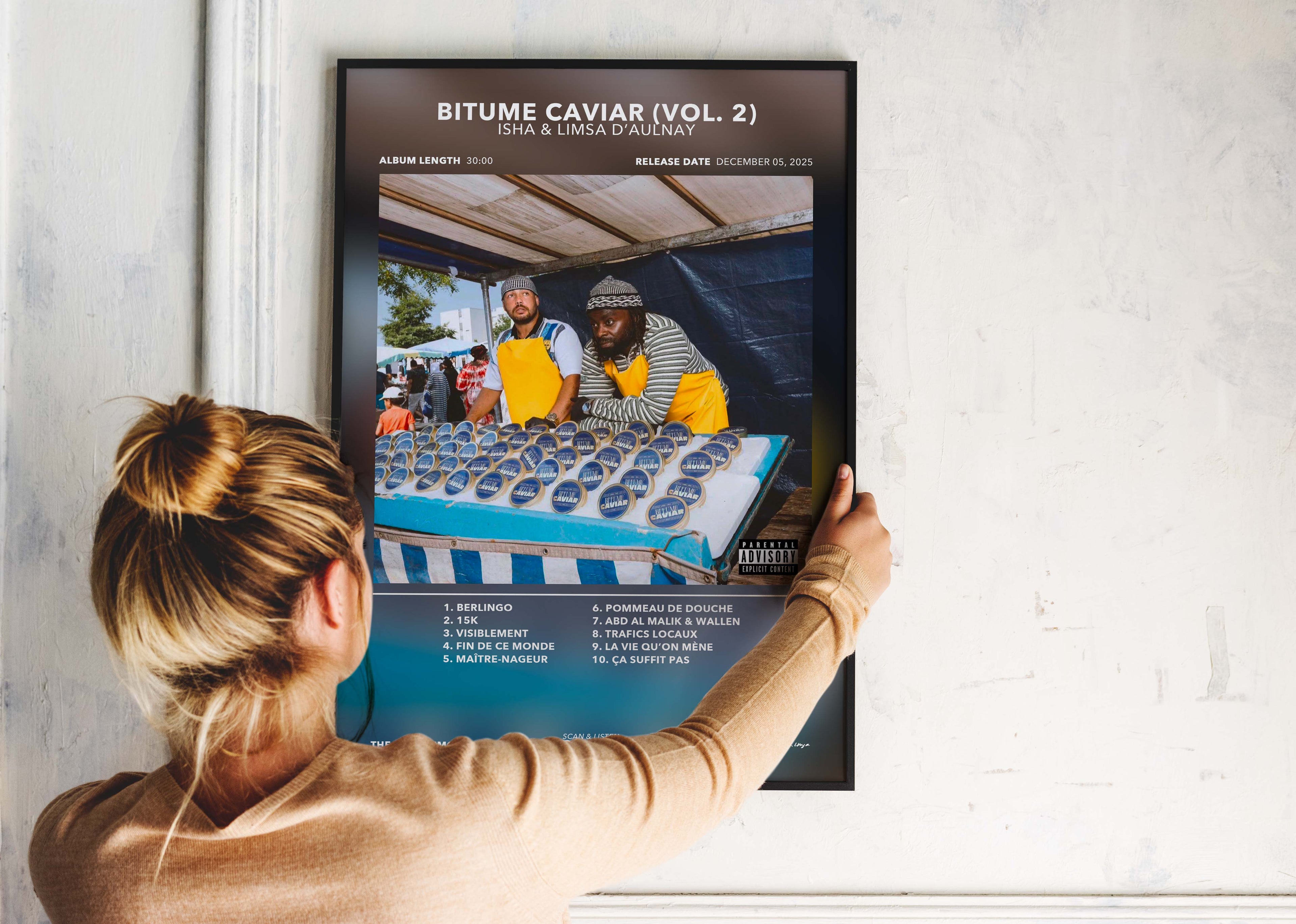 Poster Bitume Caviar 2 Isha & Limsa D'Aulnay