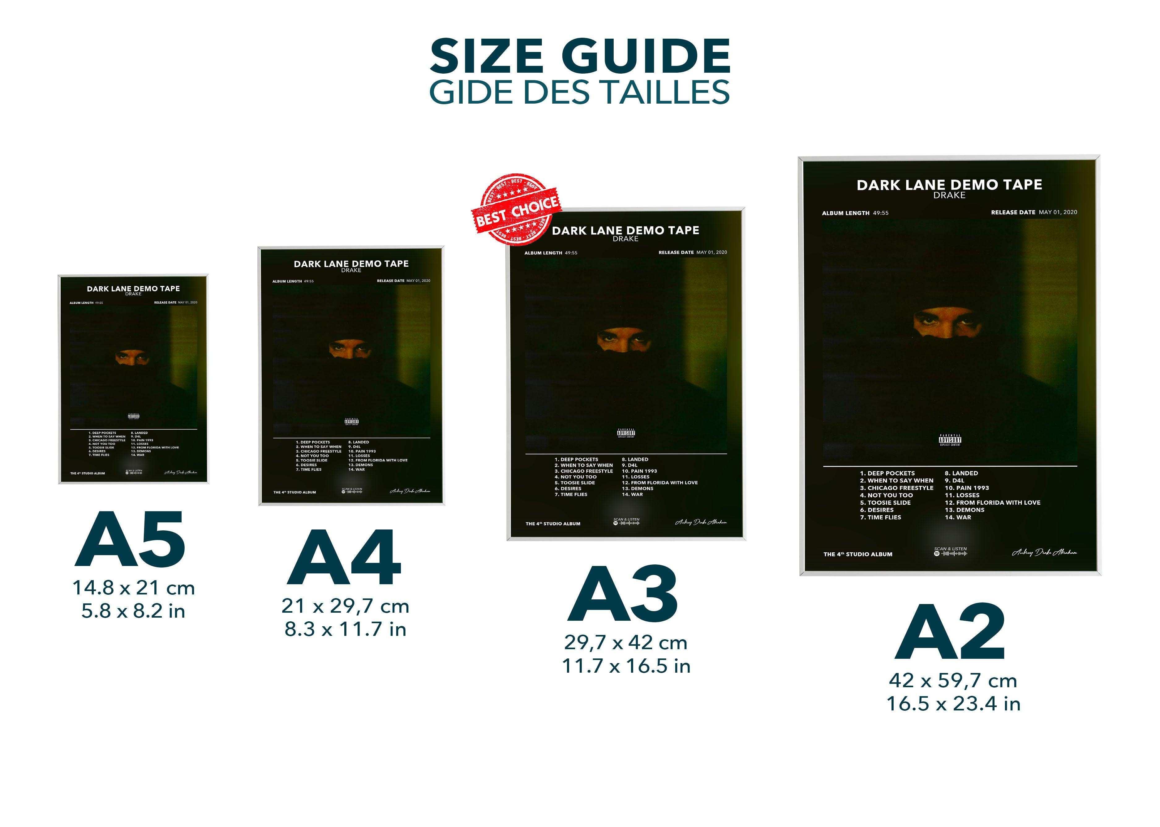 Poster Dark Lane Demo Tape Drake - Backyard